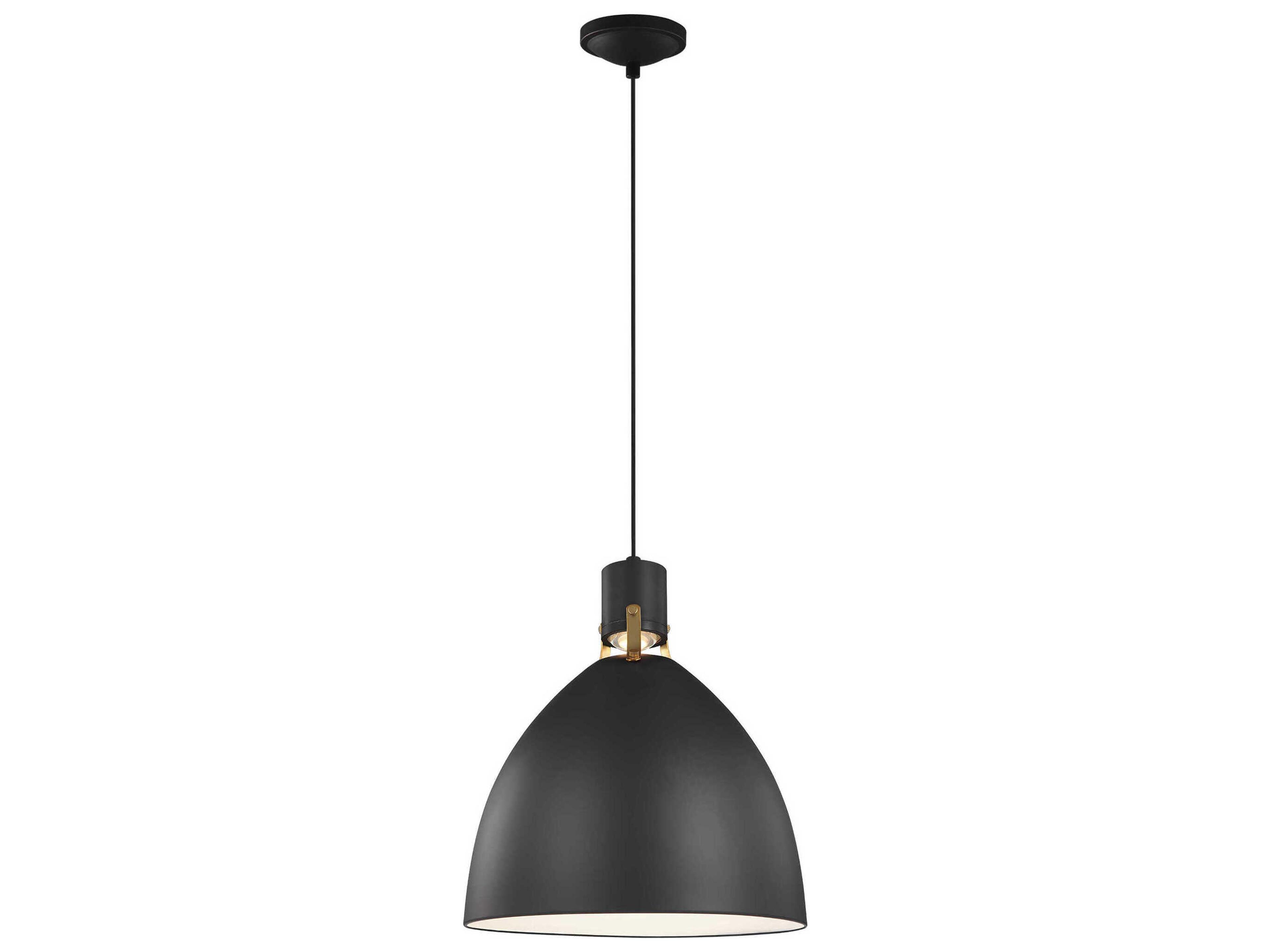LED Pendant Brynne Matte Black Modern