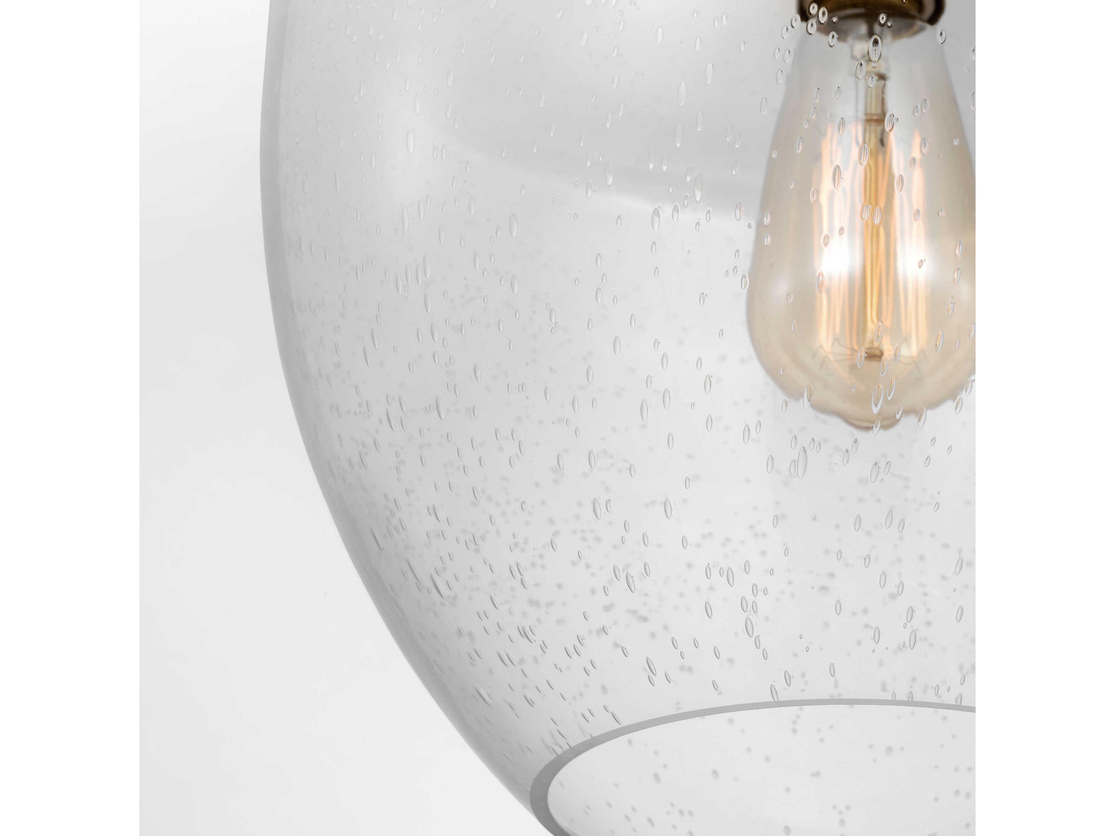 Visual Comfort Studio Baylor 1-Light Satin Brass Mini Pendant