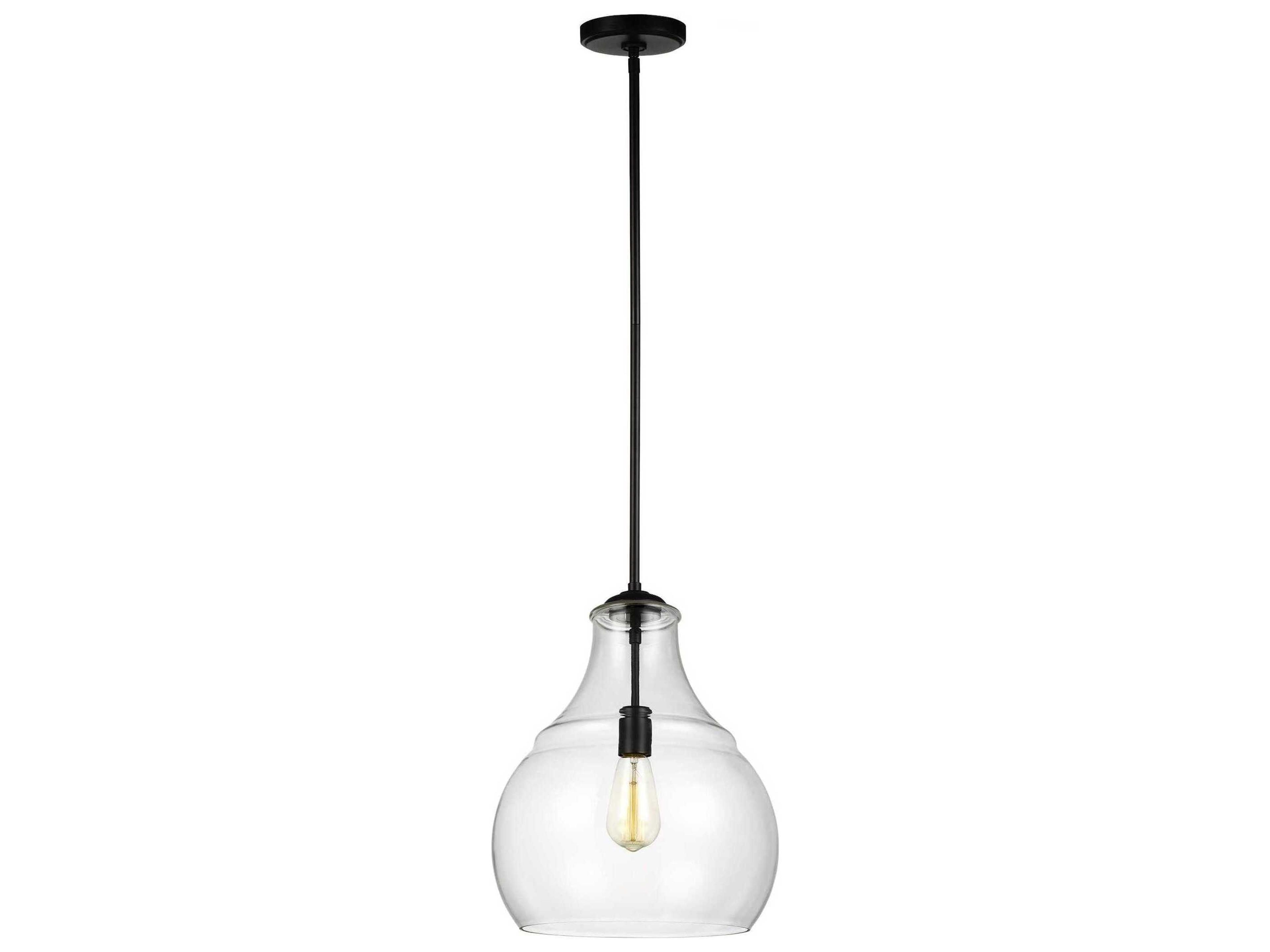 1 Light Pendant Zola Oil Rubbed Bronze Clear Glass