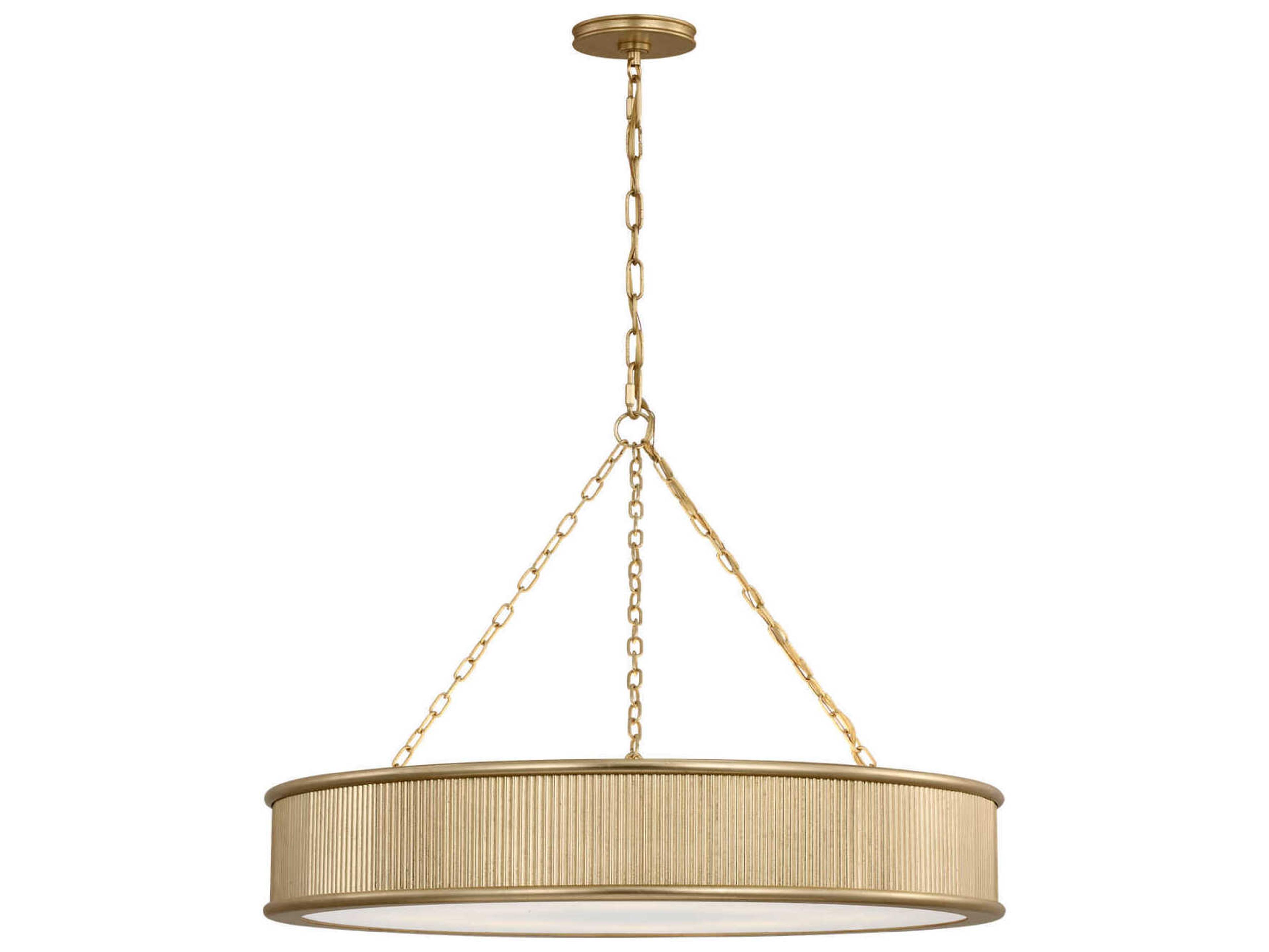 Ritz 8-Light Gild Gold Round Pendant