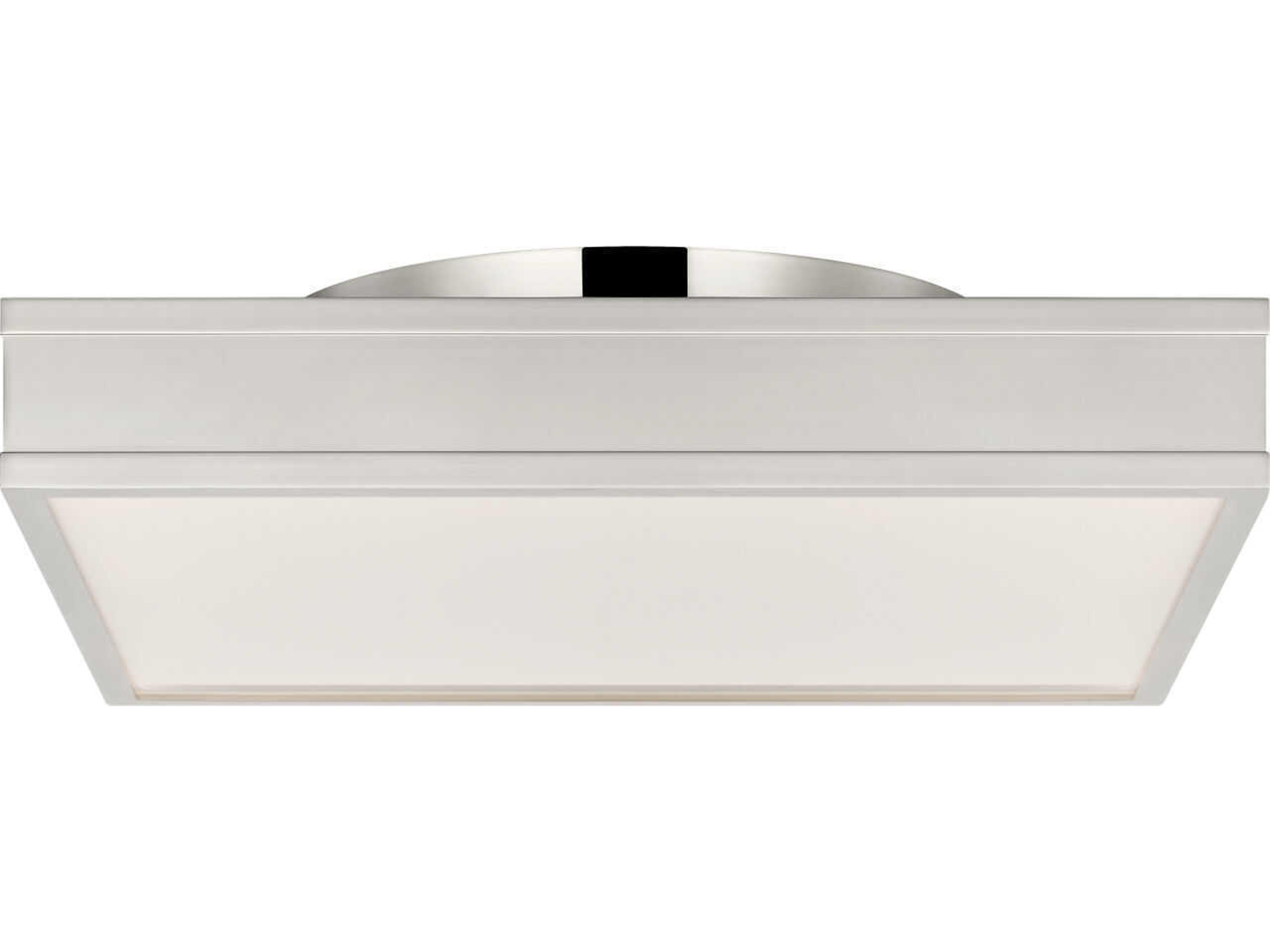 Visual Comfort Studio Dupont Polished Nickel Silver Semi Flush Mount