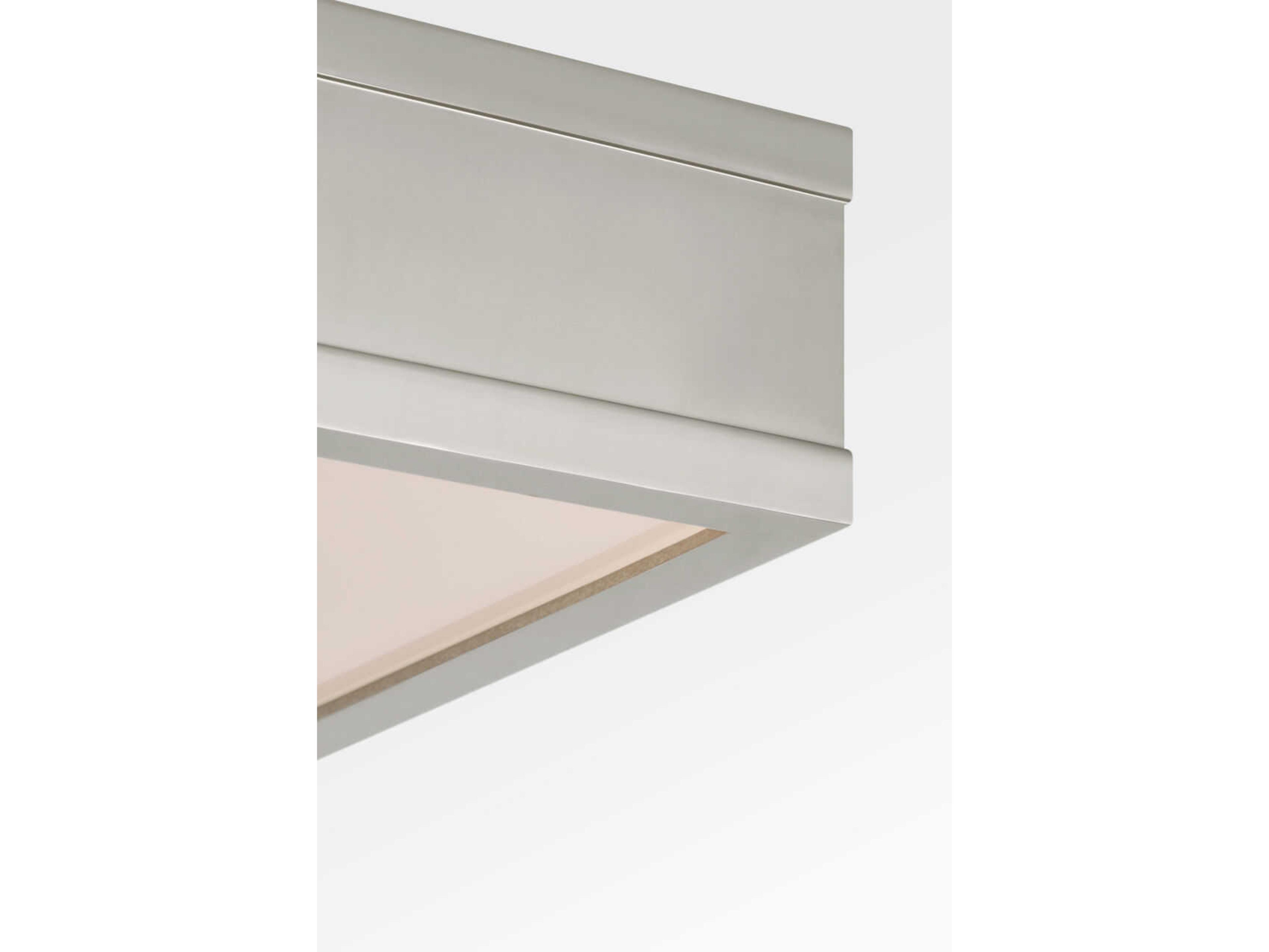 Visual Comfort Studio Dupont Polished Nickel Silver Semi Flush Mount