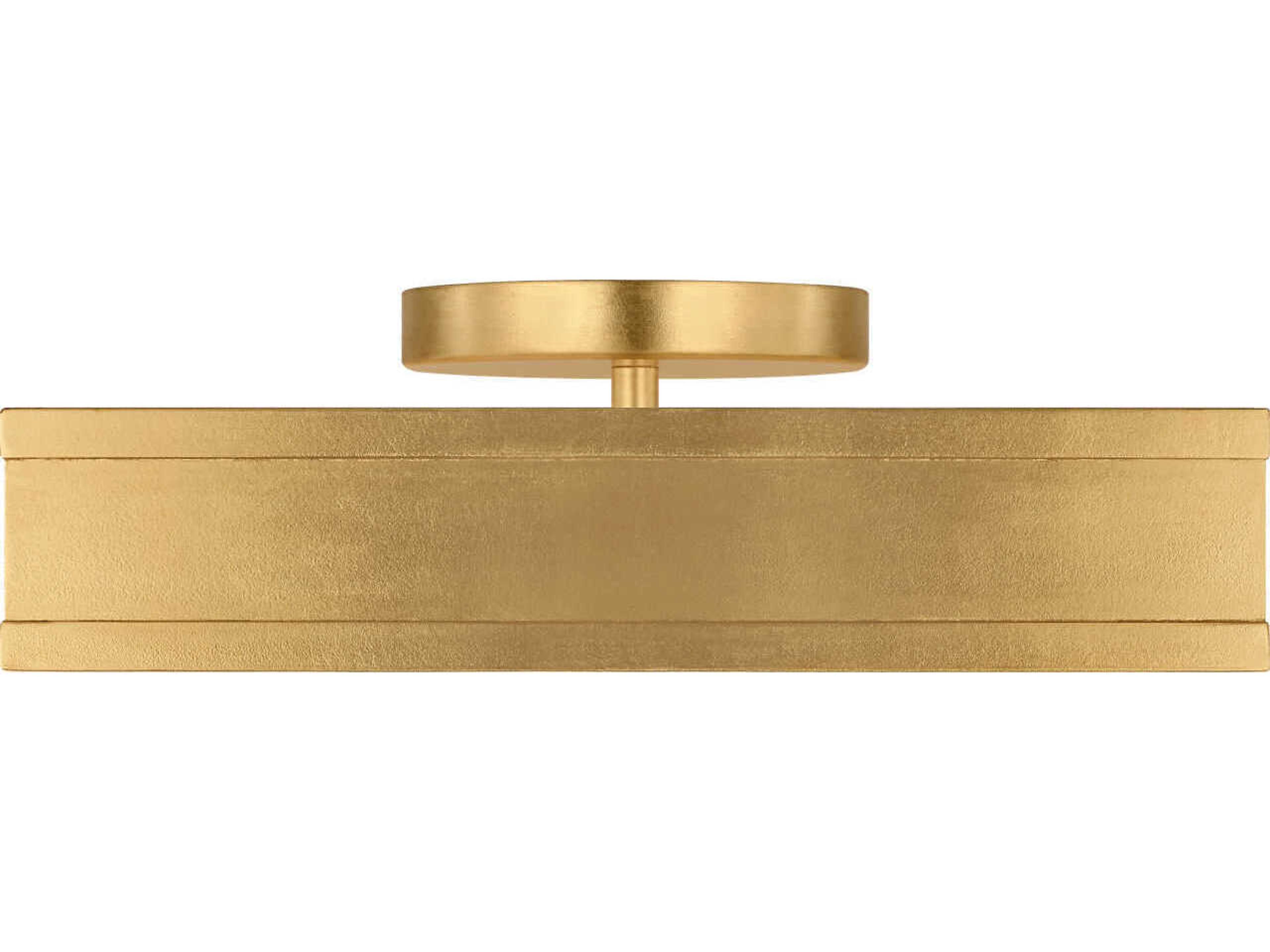 Visual Comfort Studio Dupont Gild Brass Semi Flush Mount