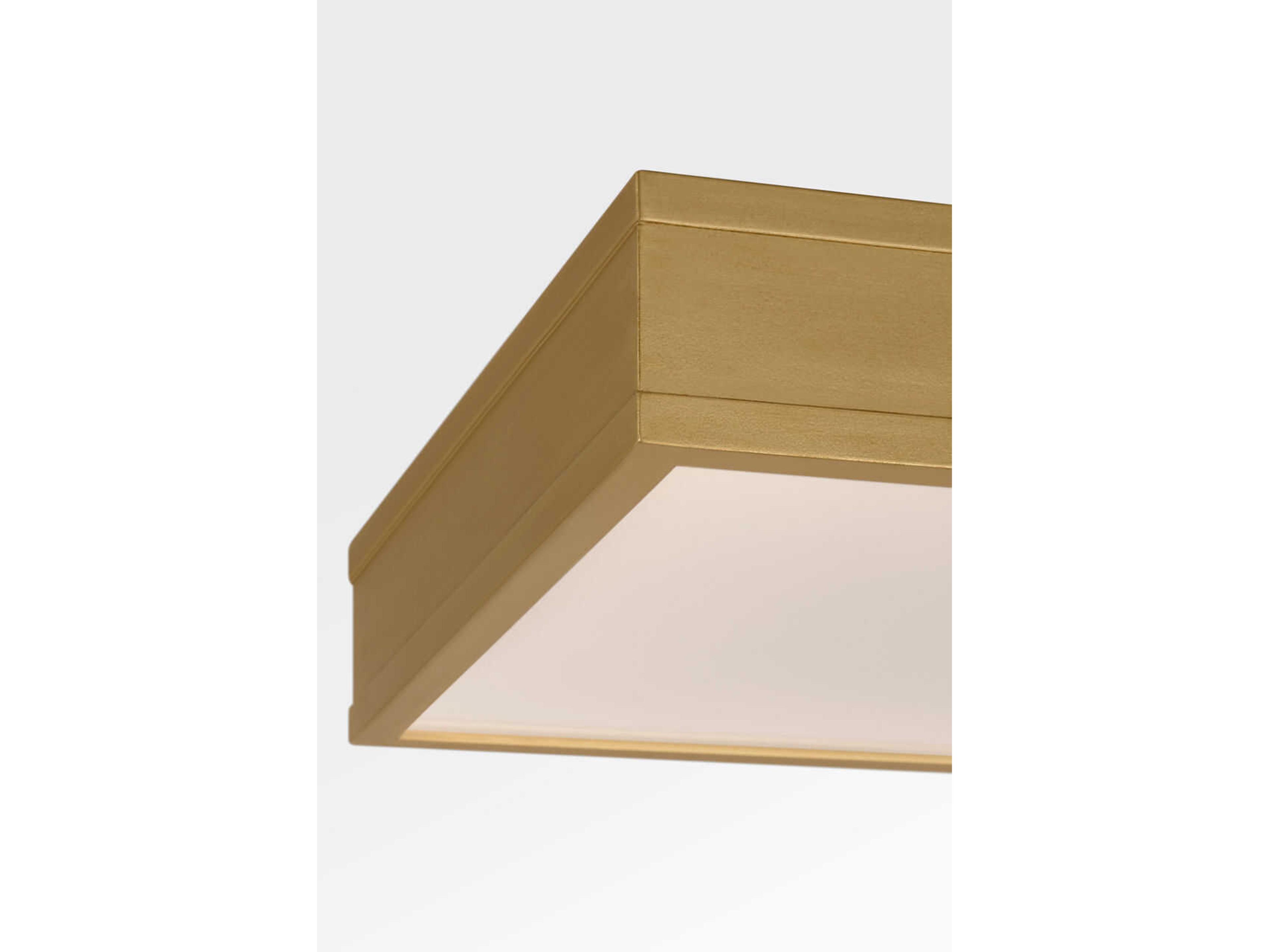 Visual Comfort Studio Dupont Gild Brass Semi Flush Mount