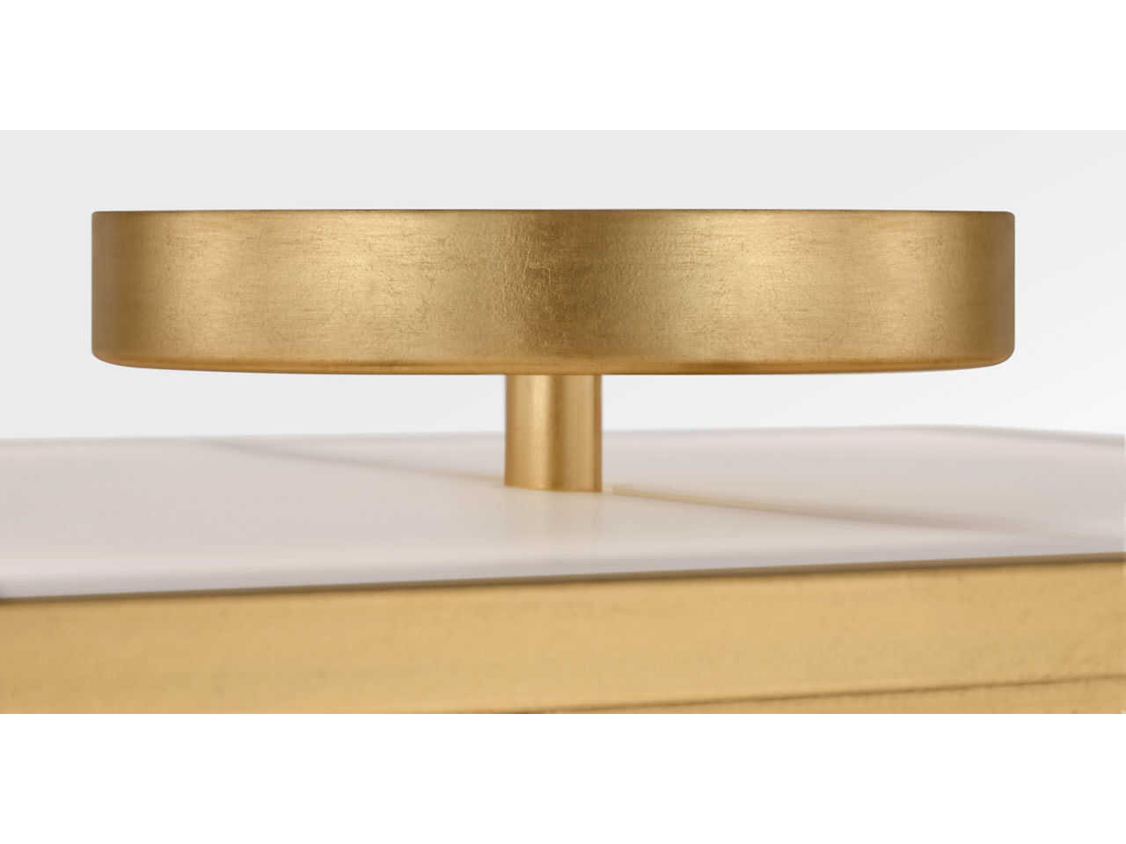 Visual Comfort Studio Dupont Gild Brass Semi Flush Mount