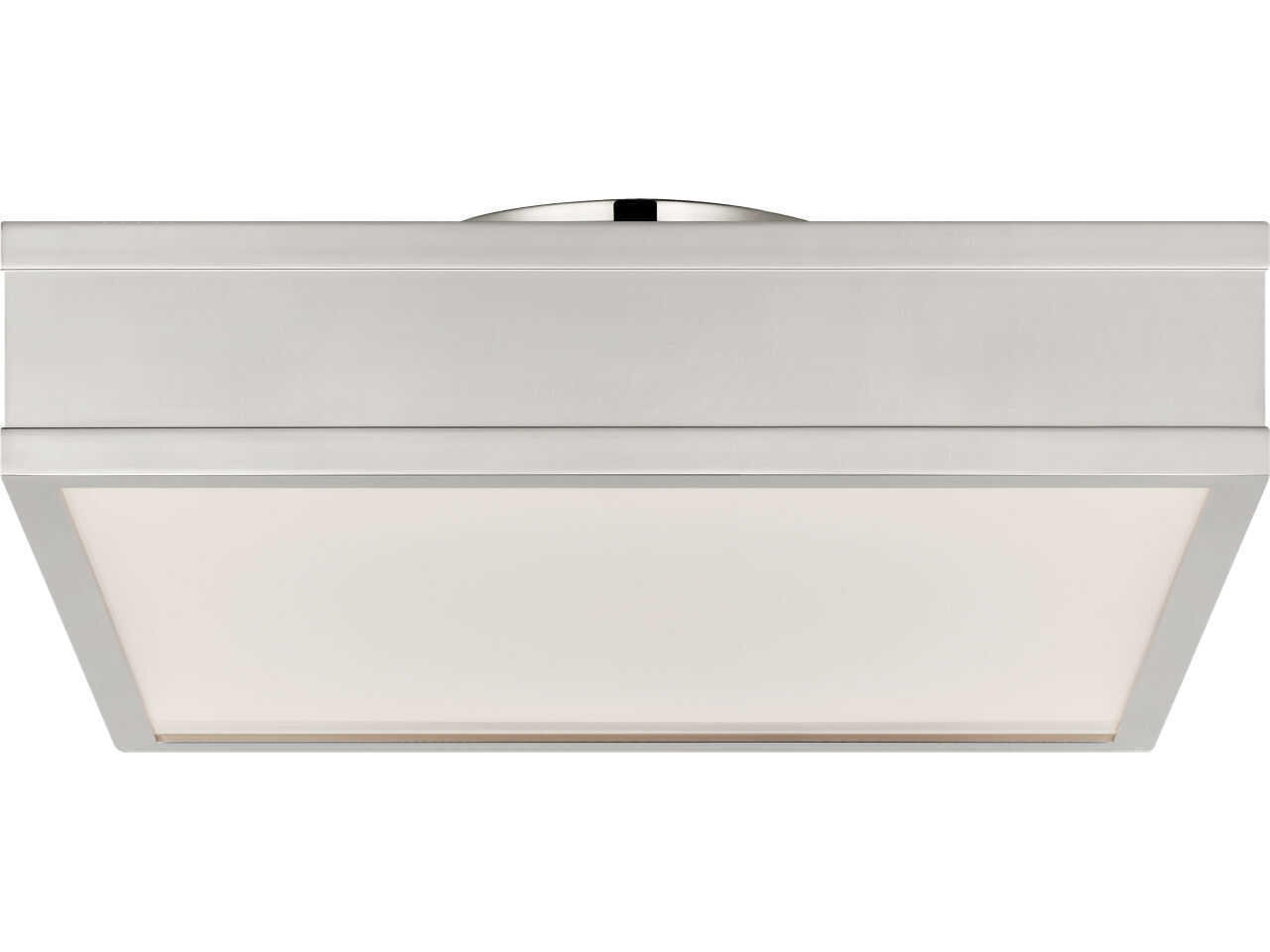 Visual Comfort Studio Dupont Polished Nickel Silver Semi Flush Mount