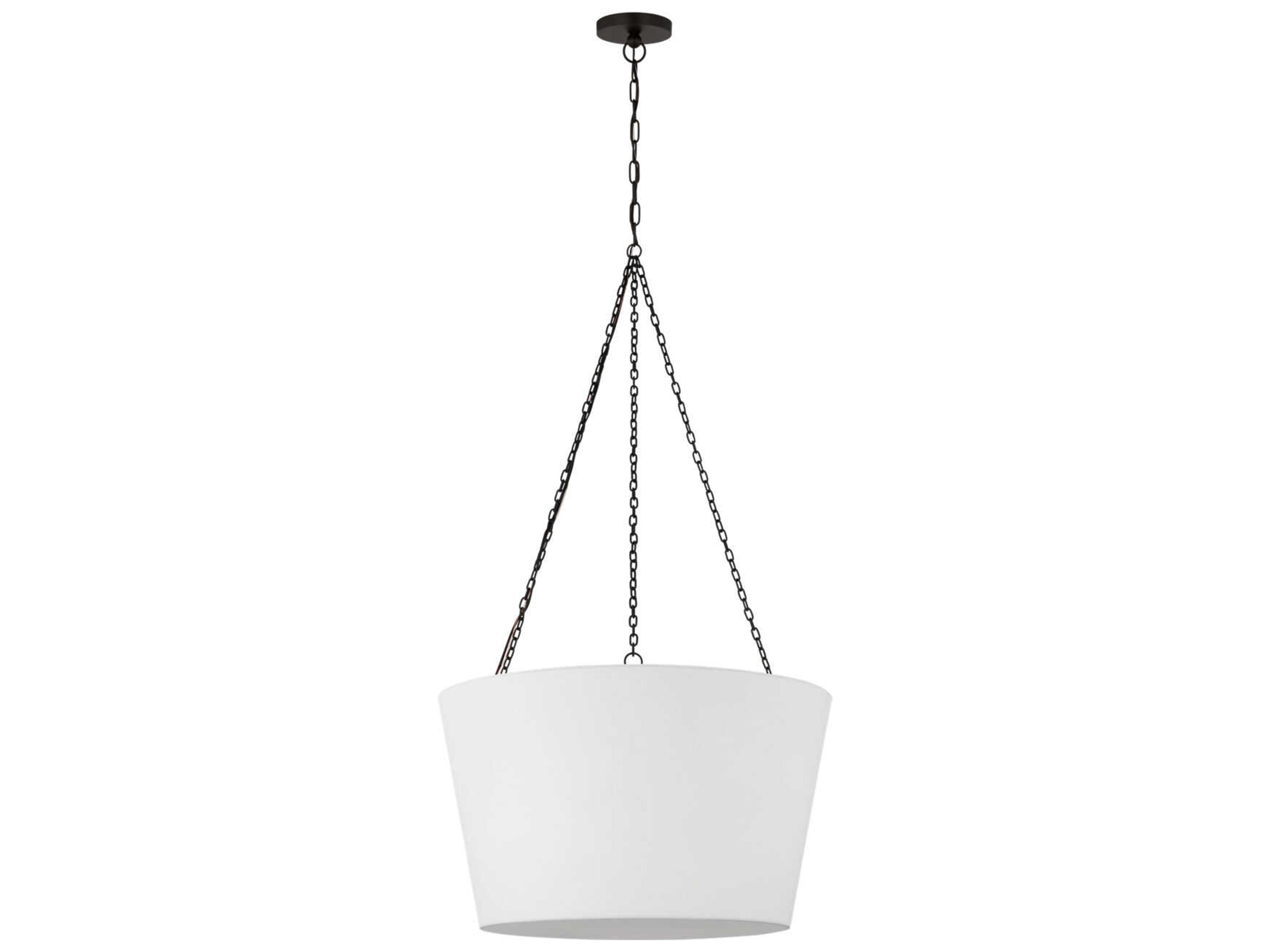 Herve 3-Light Aged Iron Black Pendant