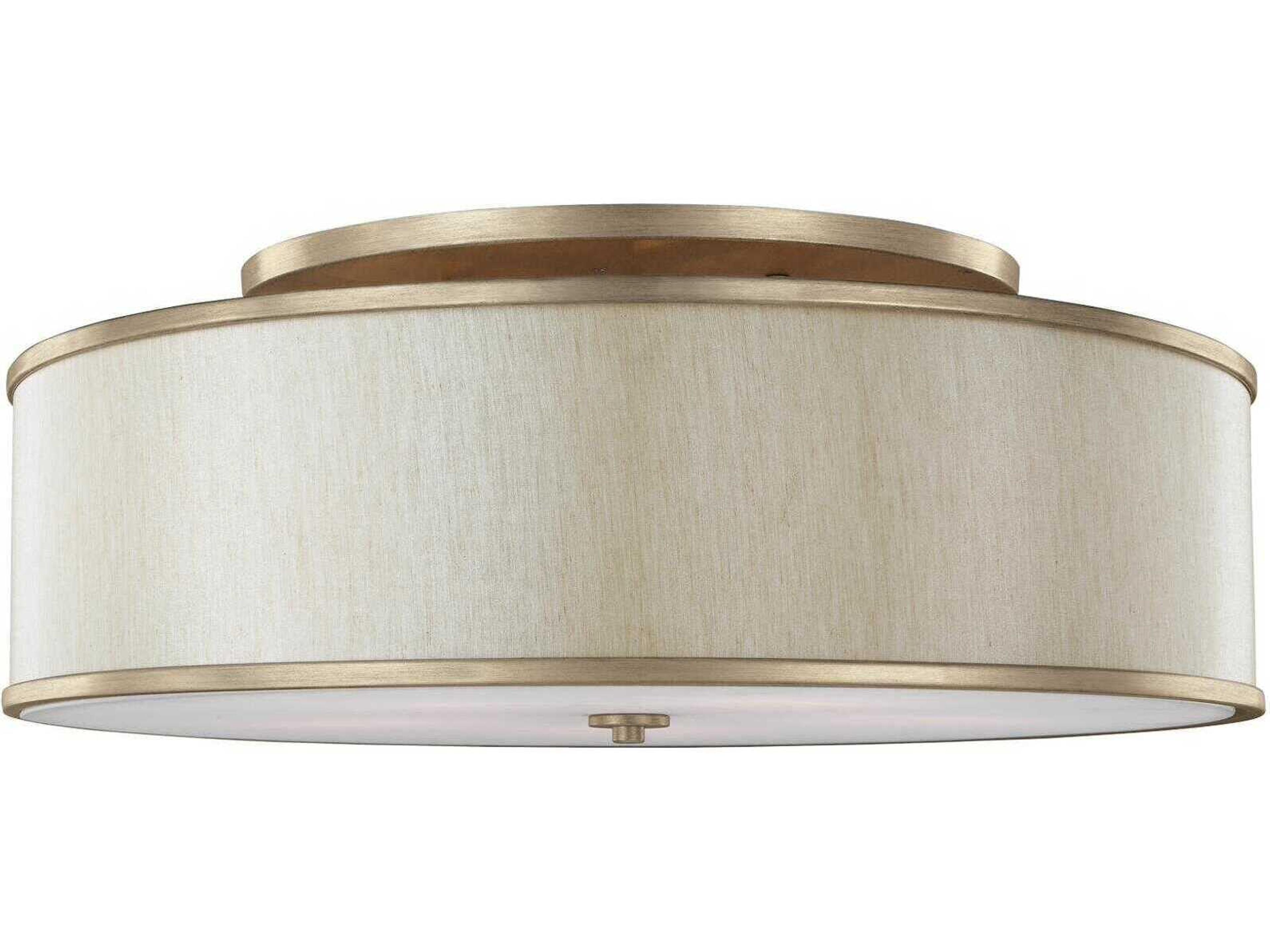 Lennon Semi Flush Mount Ceiling Light Sunset Gold 30-Inch