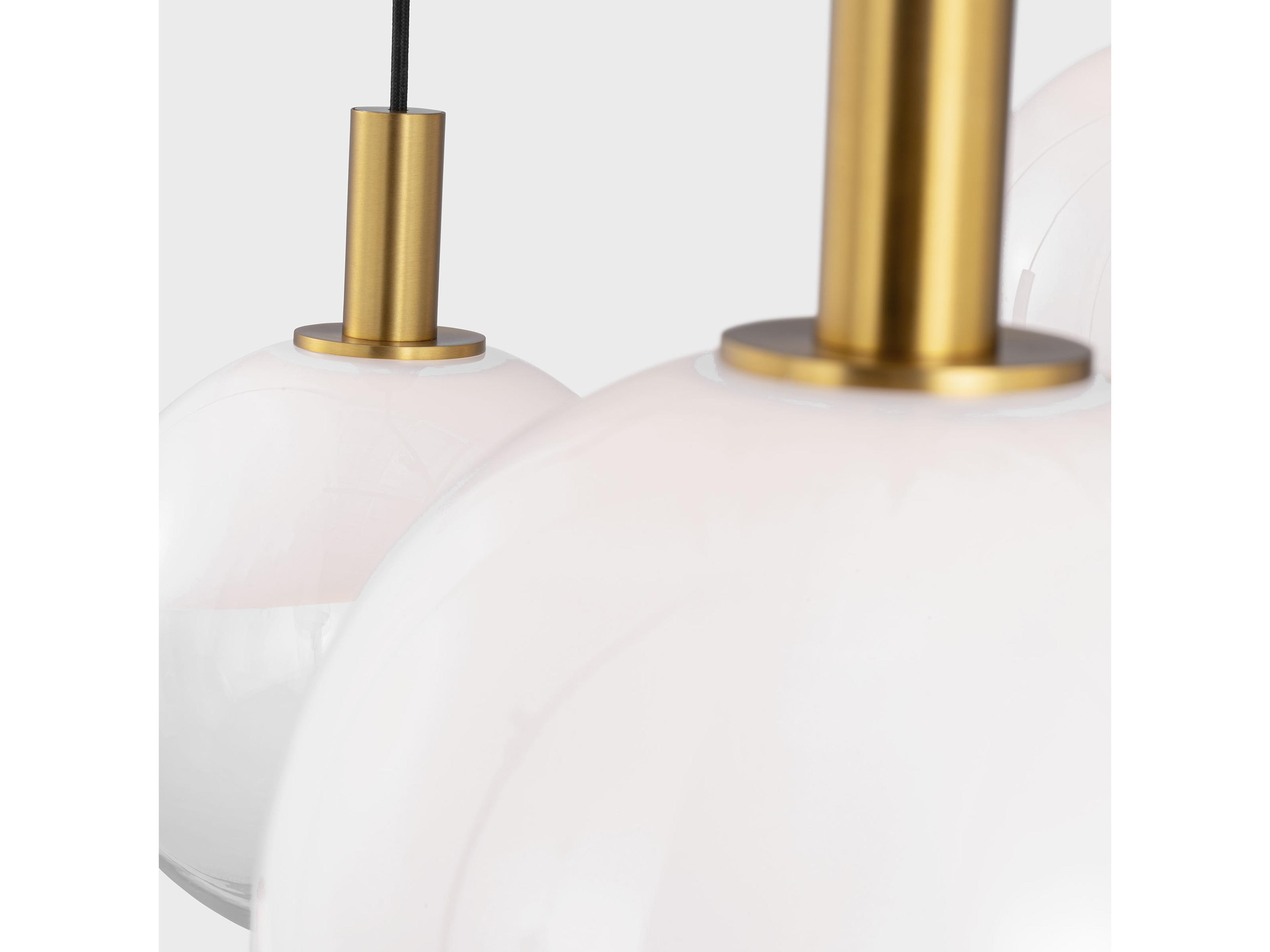 Visual Comfort Studio Torian 6-Light Burnished Brass Globe Chandelier