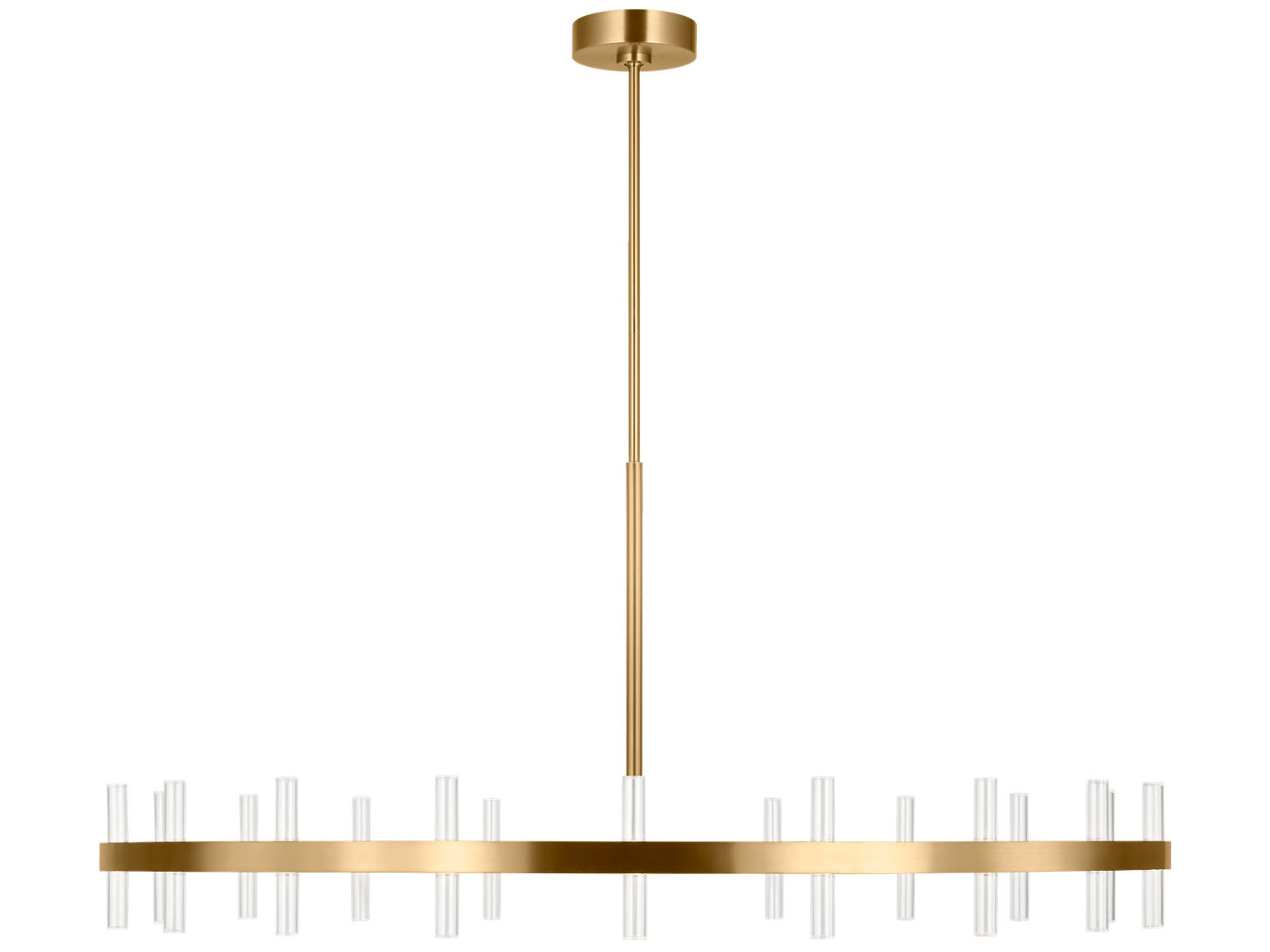 Visual Comfort Studio Silas Burnished Brass Round Chandelier
