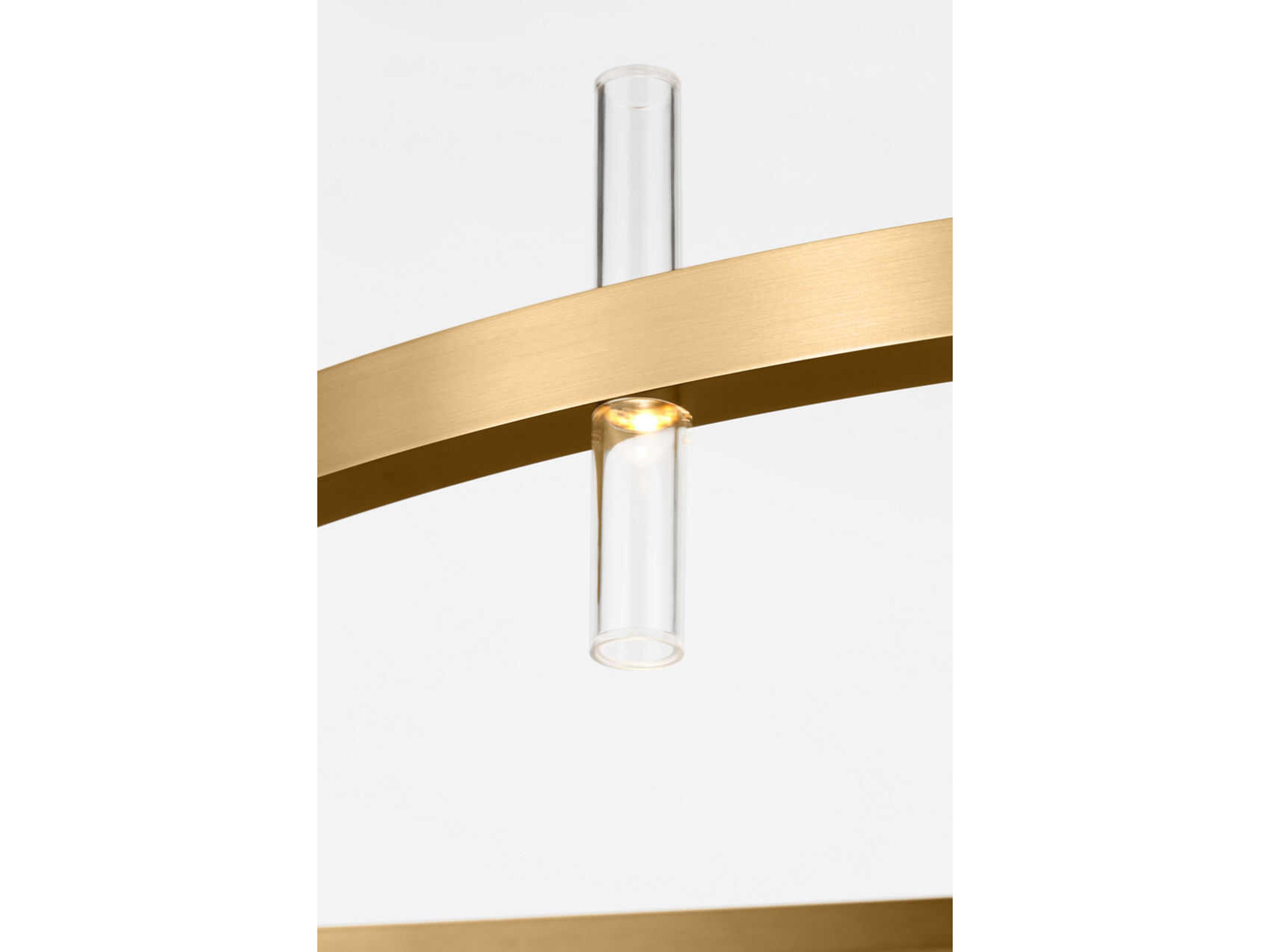 Visual Comfort Studio Silas Burnished Brass Round Chandelier