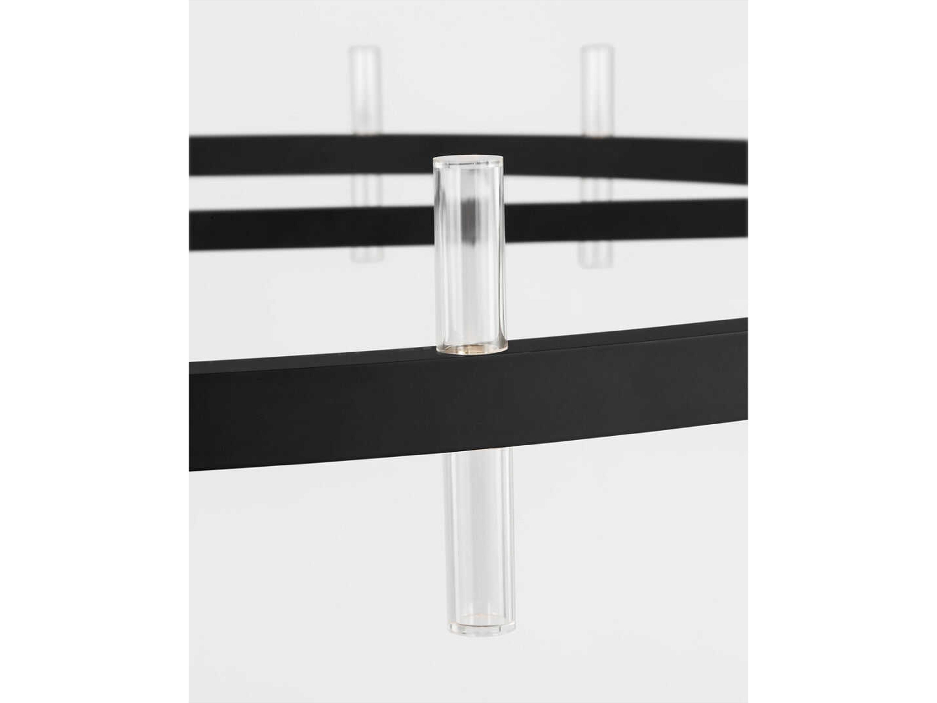 Visual Comfort Studio Silas Midnight Black Round Chandelier