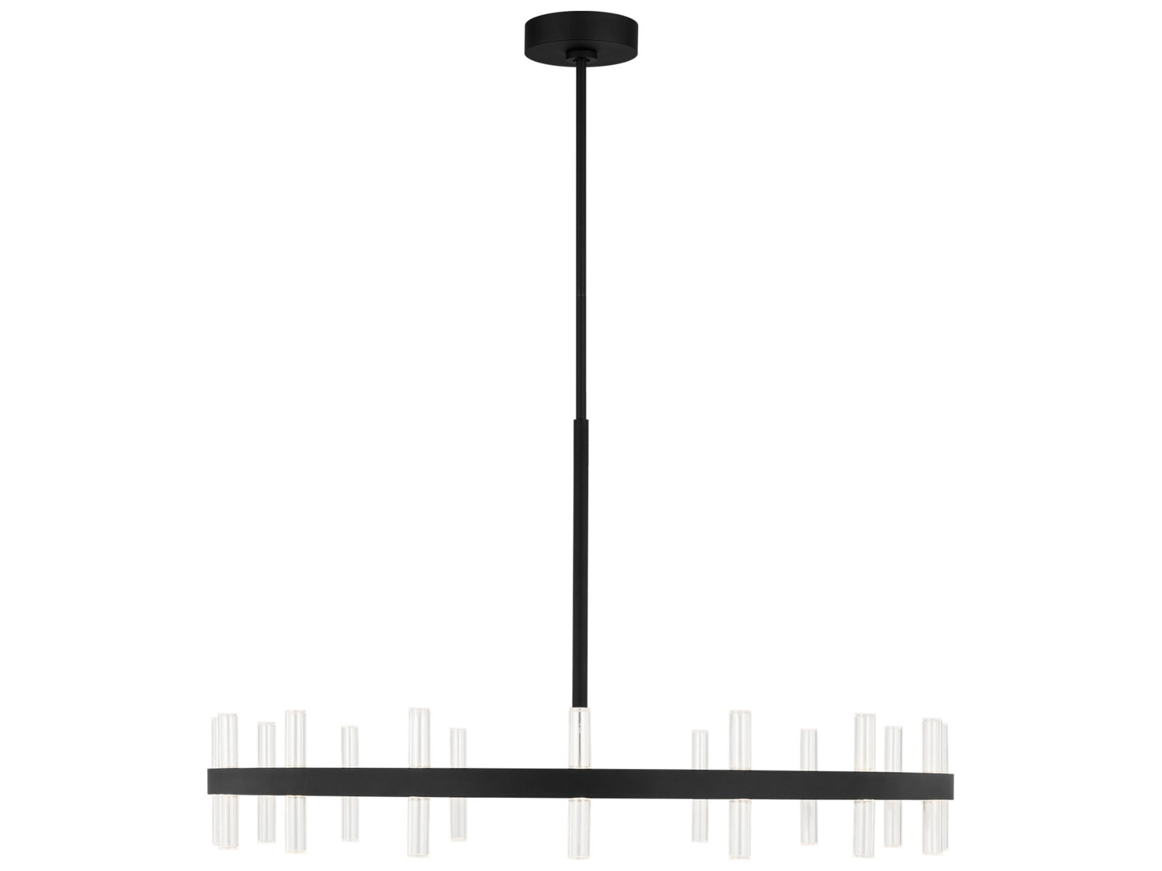 Visual Comfort Studio Silas Midnight Black Round Chandelier