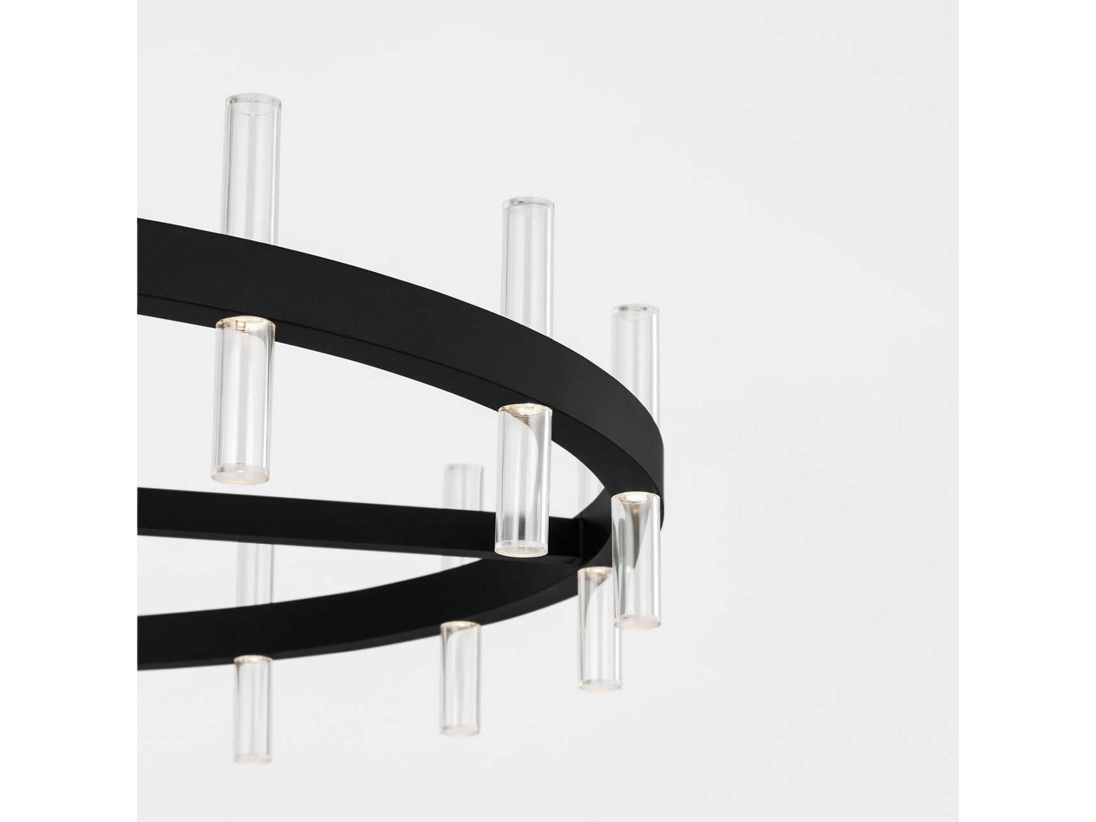 Visual Comfort Studio Silas Midnight Black Round Chandelier