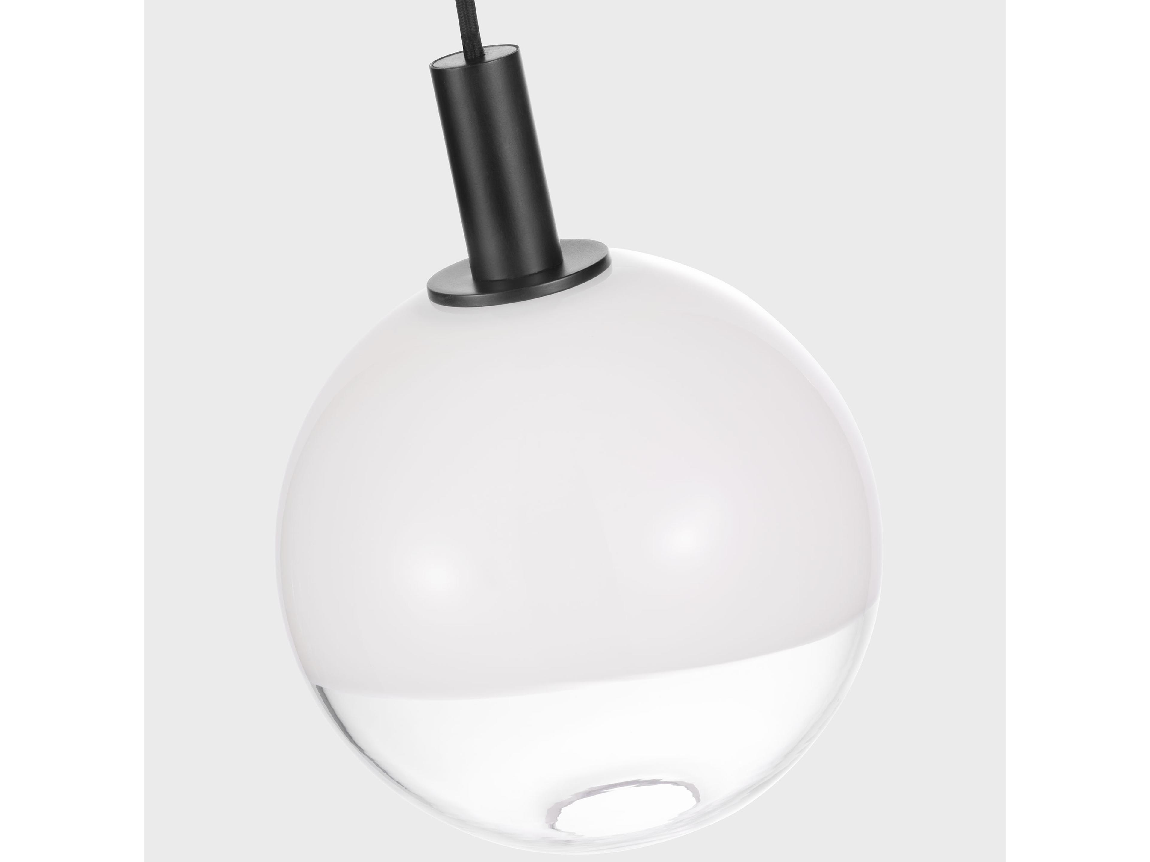 Visual Comfort Studio Torian 1-Light Aged Iron Black Globe Mini Pendant