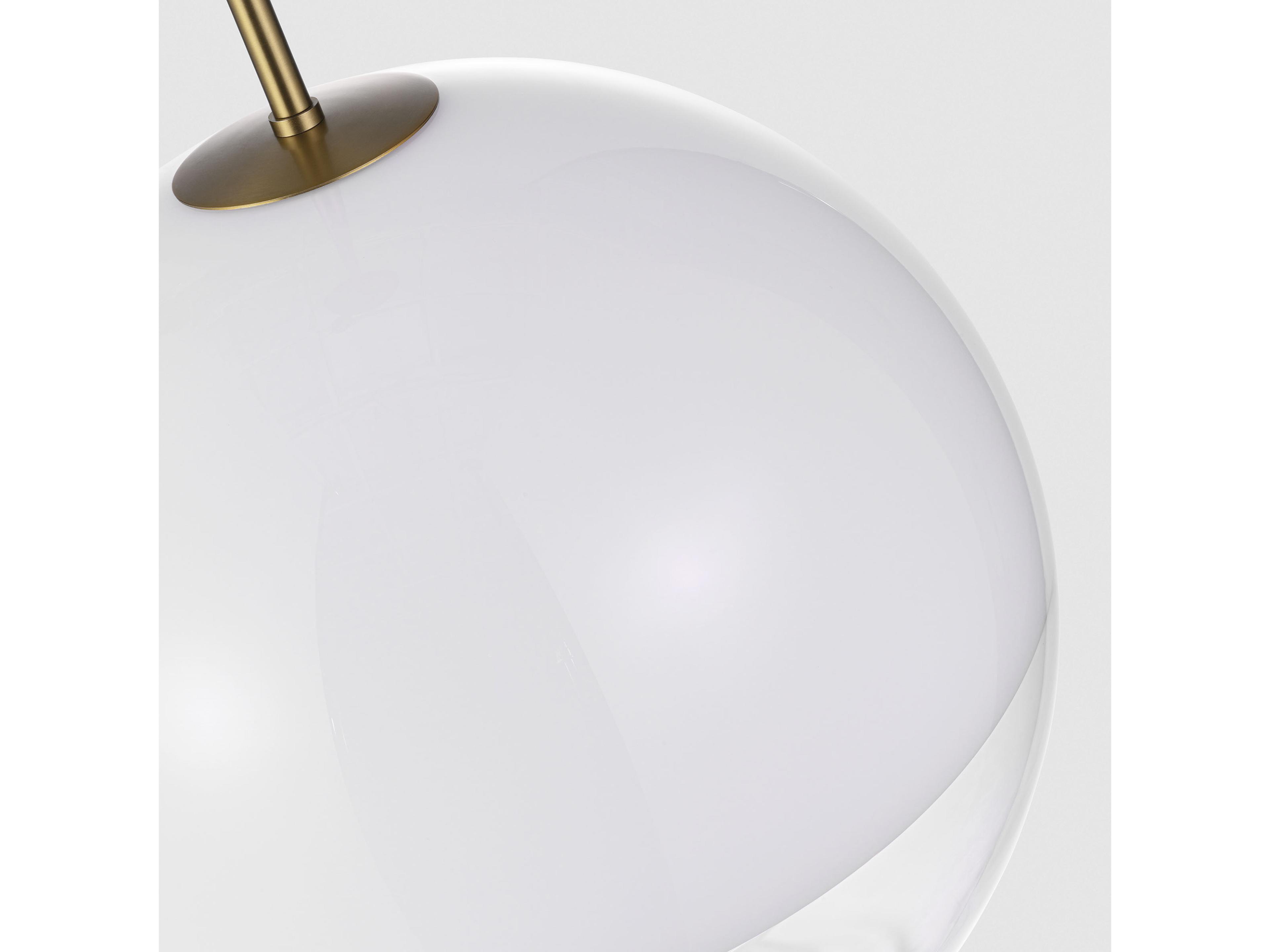 Visual Comfort Studio Torian 1-Light Burnished Brass Globe Pendant