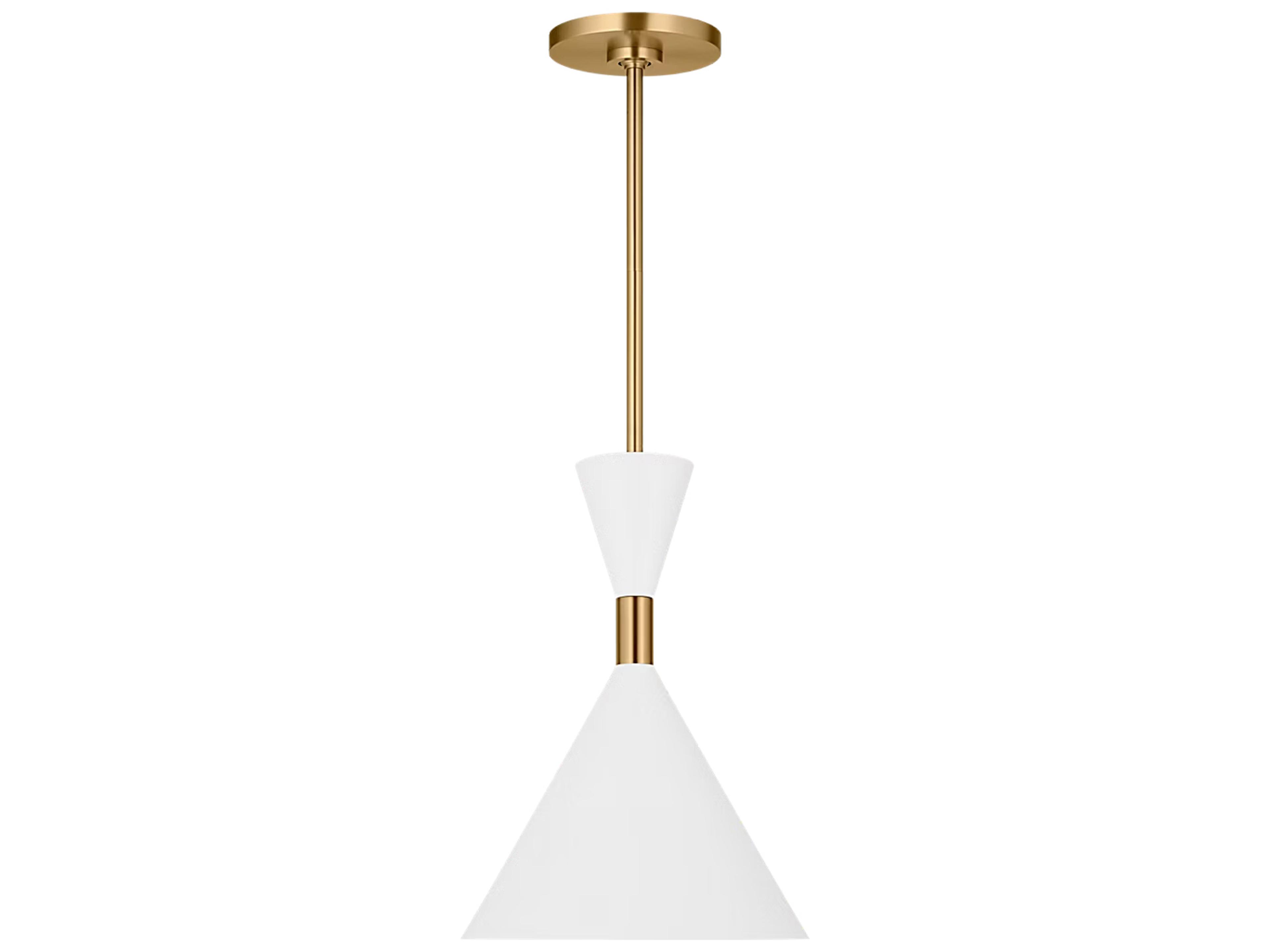 Visual Comfort Studio Bodhi Burnished Brass Mini Pendant