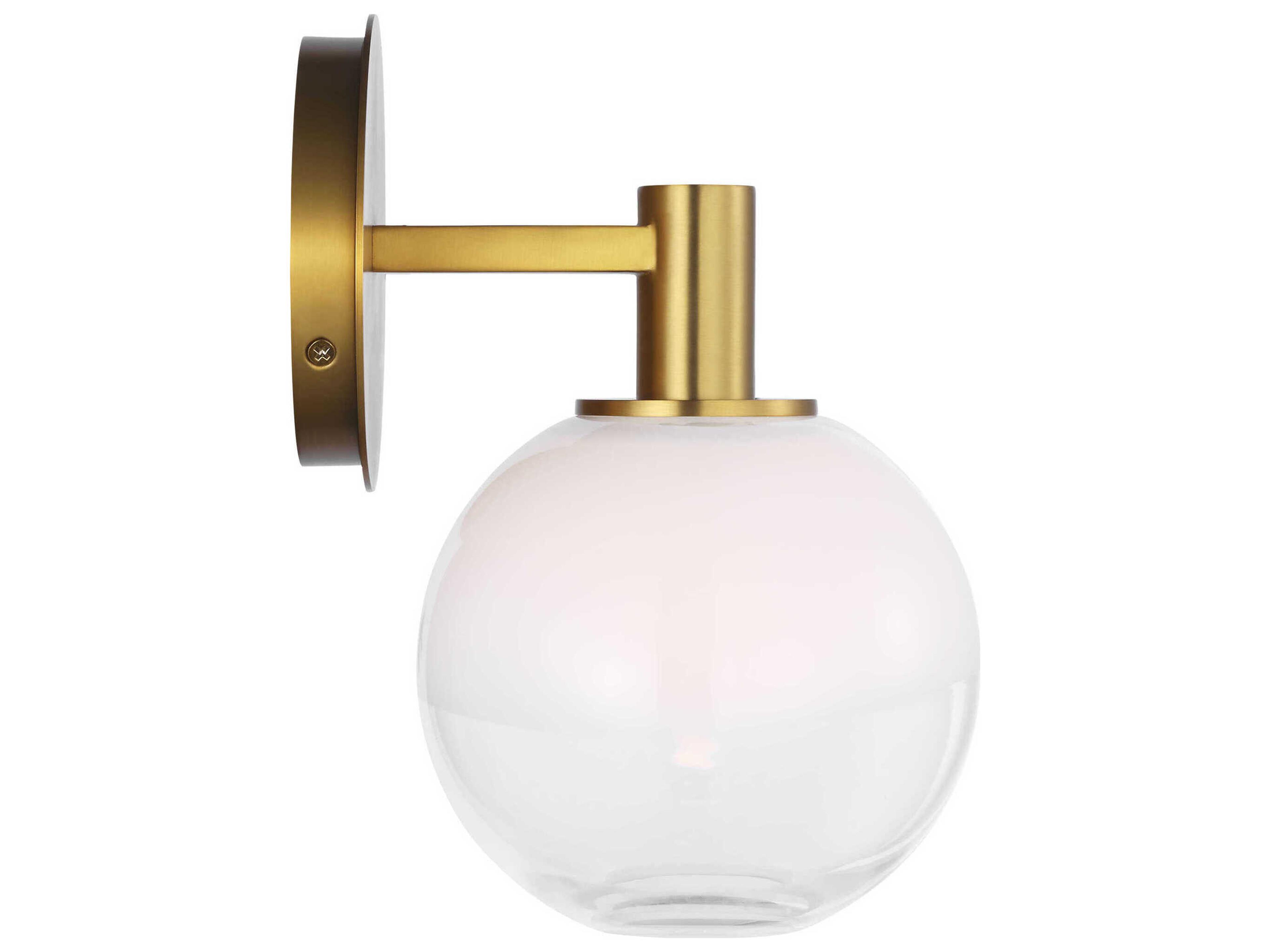 Visual Comfort Studio Torian 1-Light Burnished Brass Wall Sconce