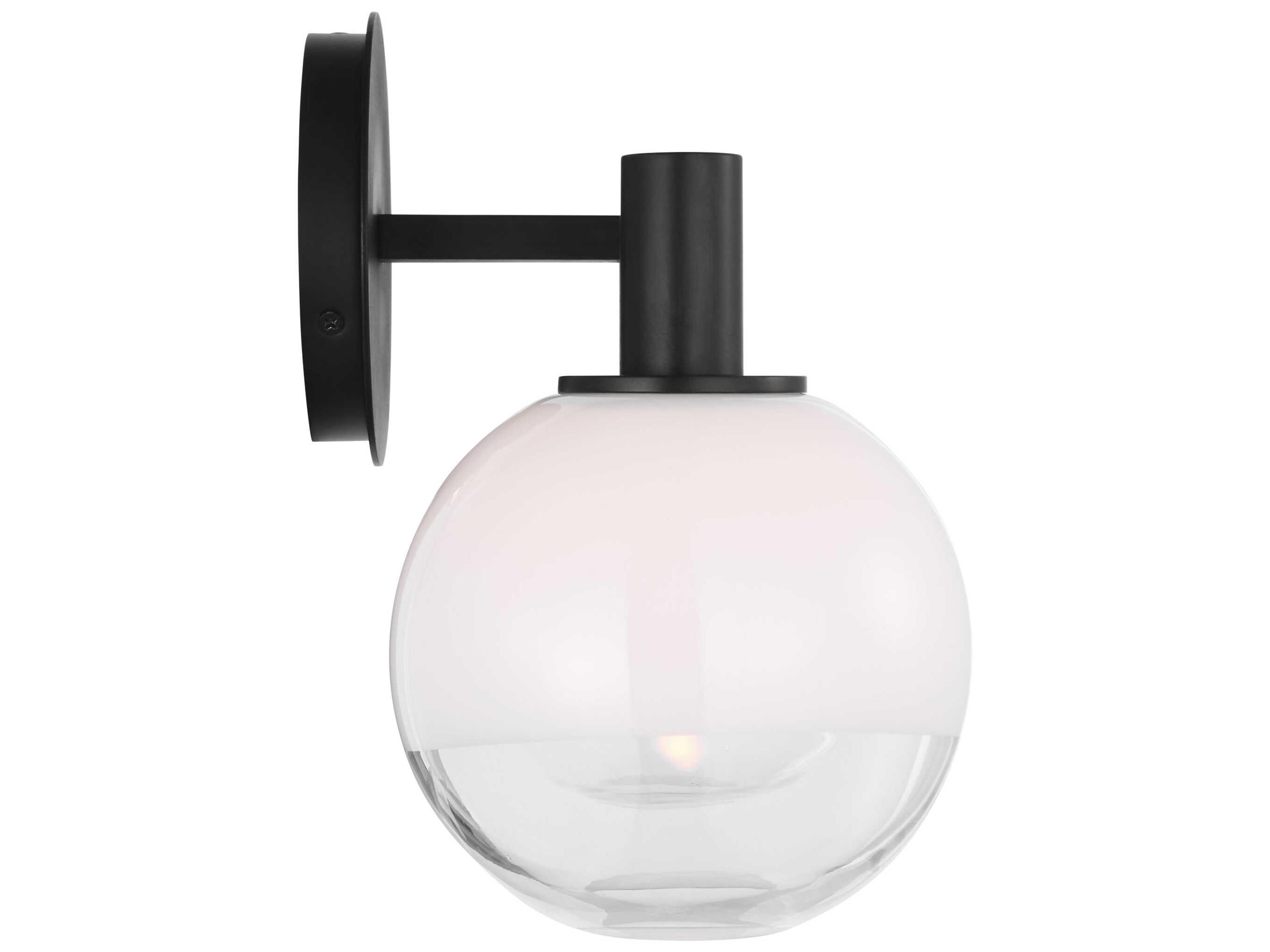 Visual Comfort Studio Torian 2-Light Aged Iron Black Vanity Light