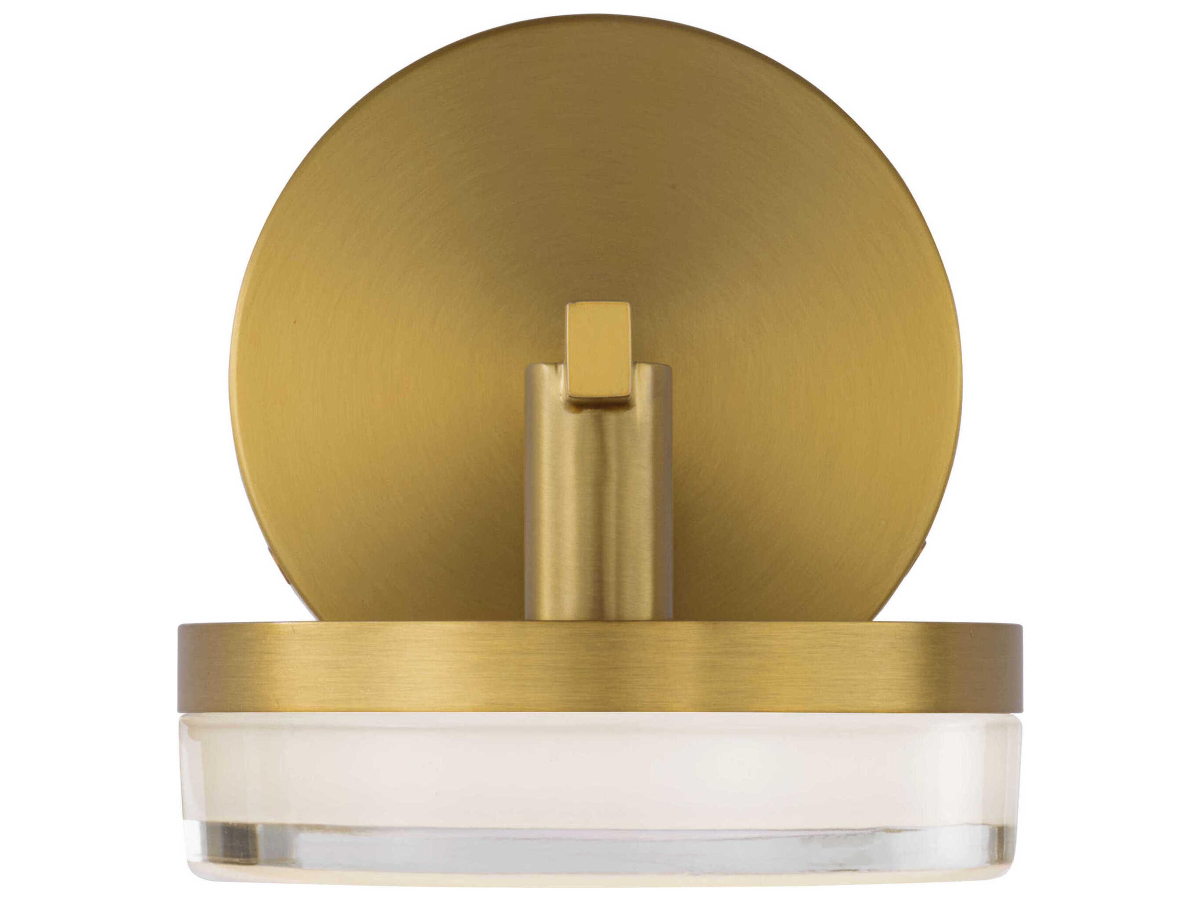 Visual Comfort Studio Khan 1-Light Burnished Brass Wall Sconce