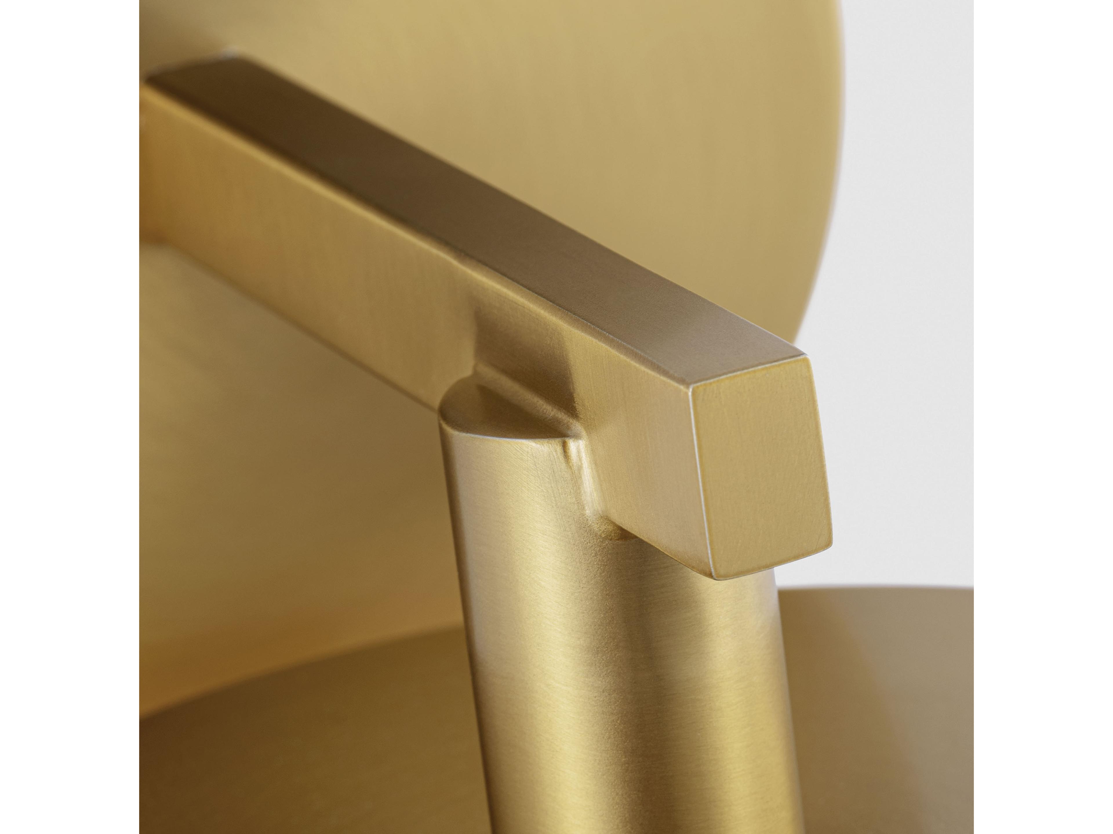 Visual Comfort Studio Khan 1-Light Burnished Brass Wall Sconce