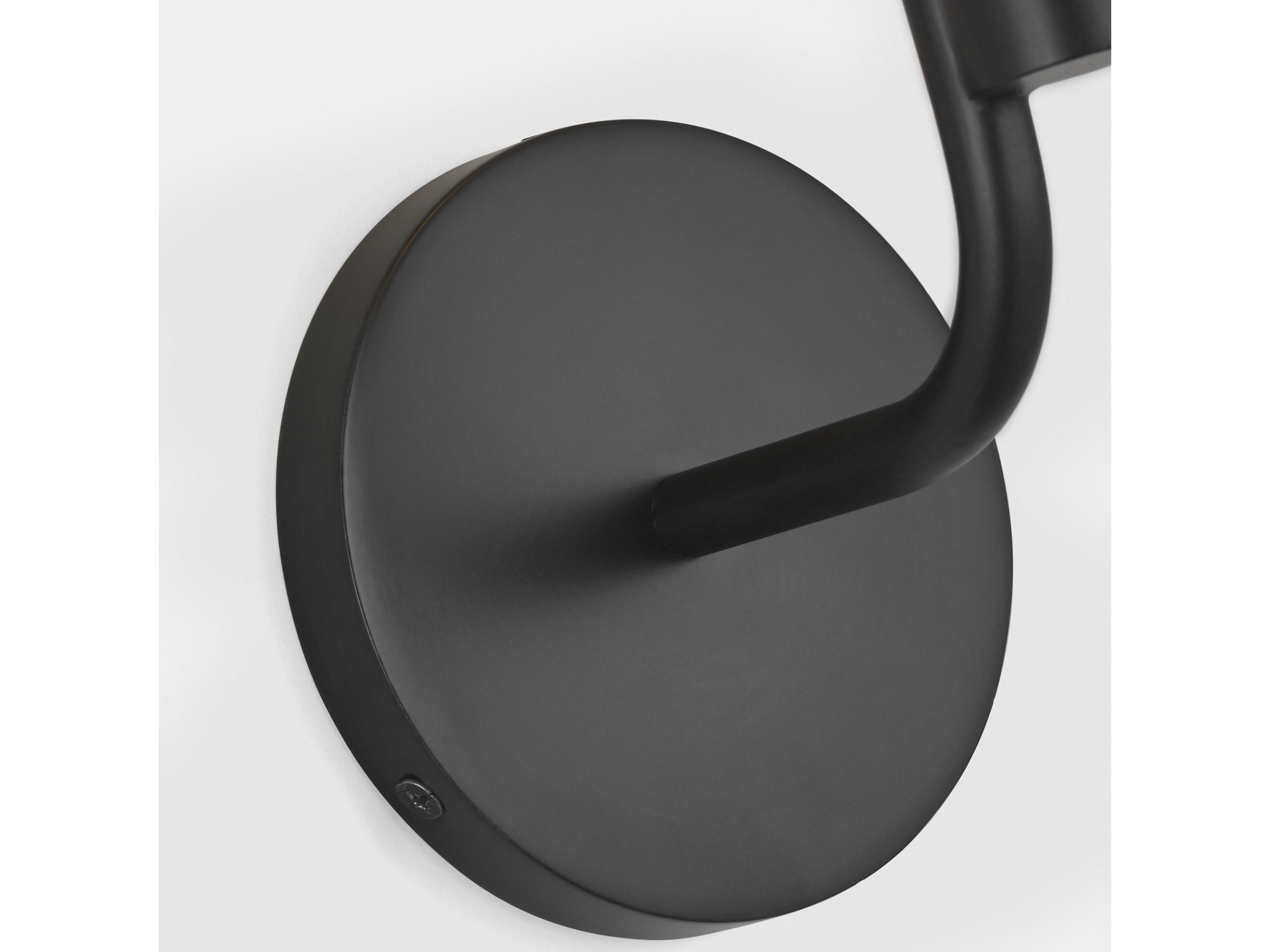 Visual Comfort Studio Colfax 1-Light Aged Iron Black Wall Sconce