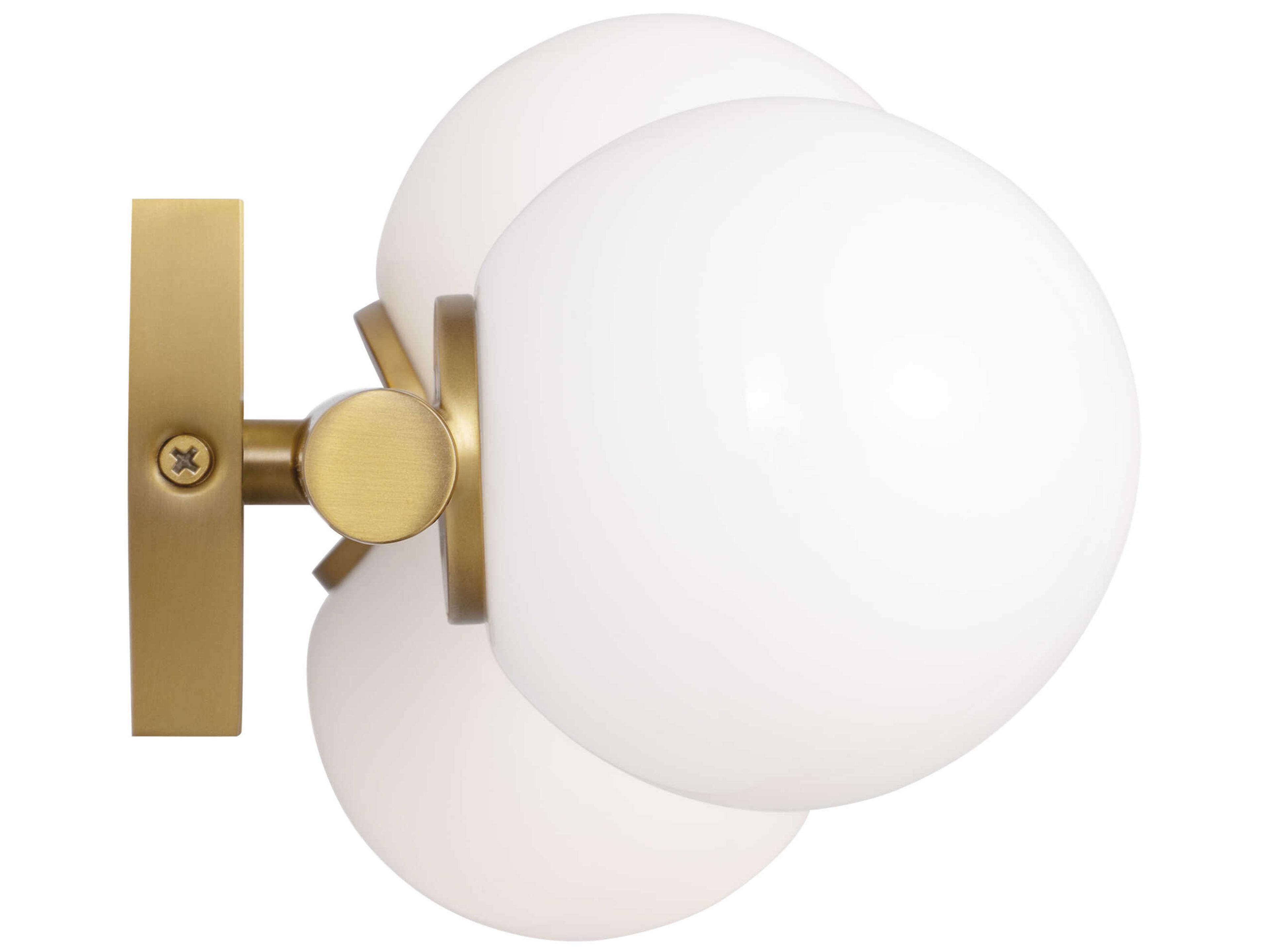 Visual Comfort Studio Altair 3-Light Burnished Brass Vanity Light