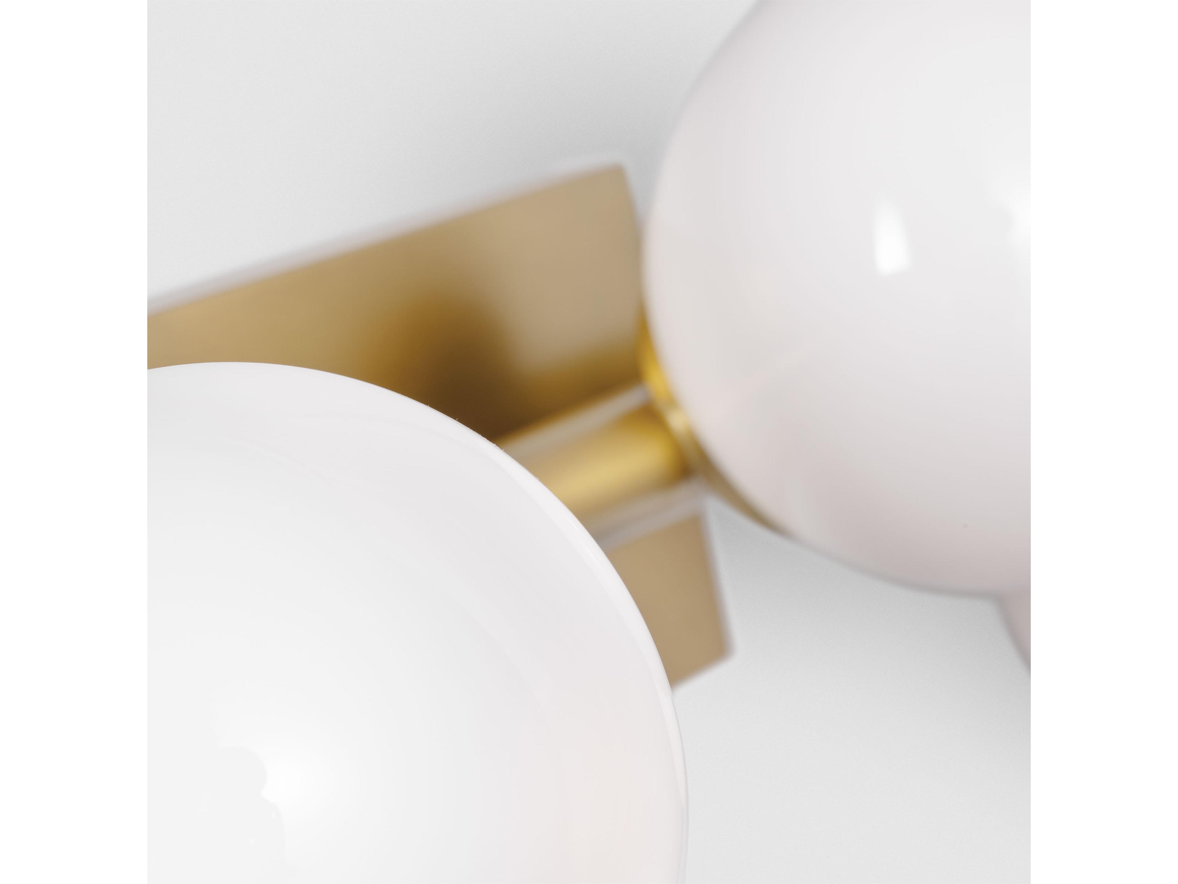 Visual Comfort Studio Altair 3-Light Burnished Brass Vanity Light