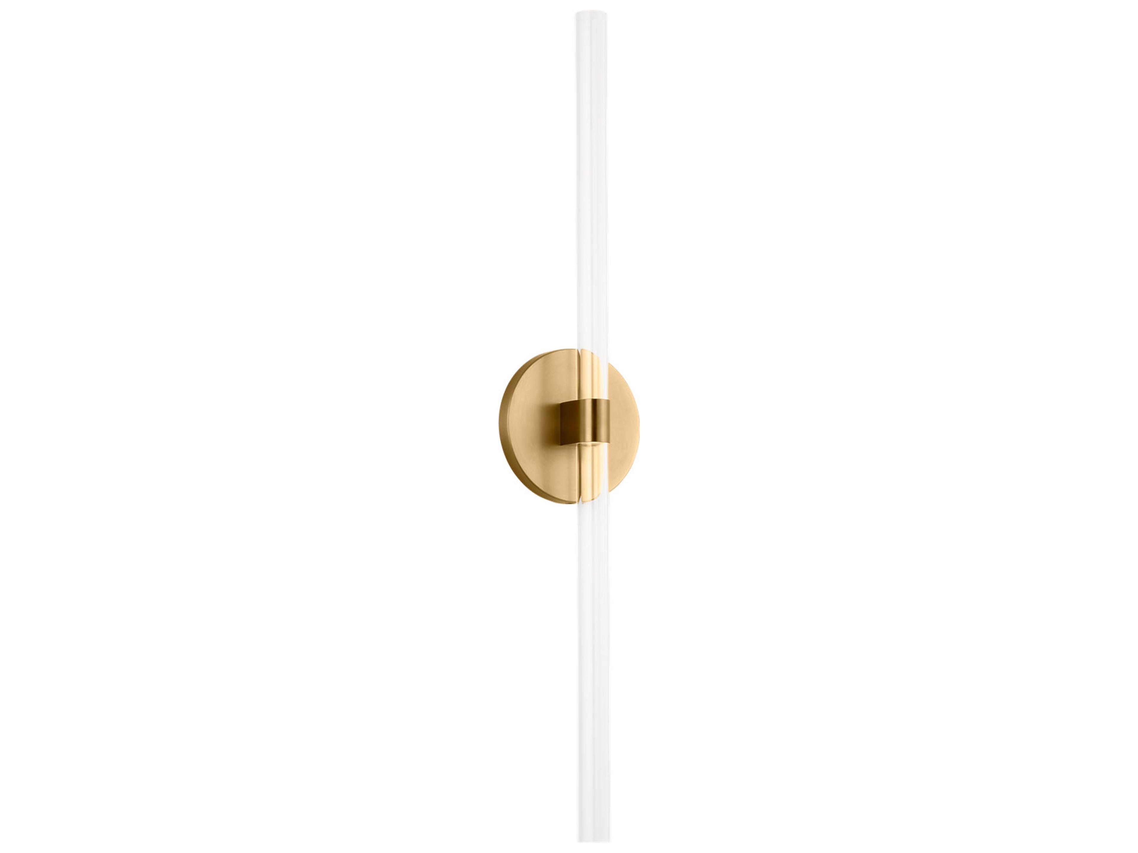 Silas 2-Light Burnished Brass Wall Sconce