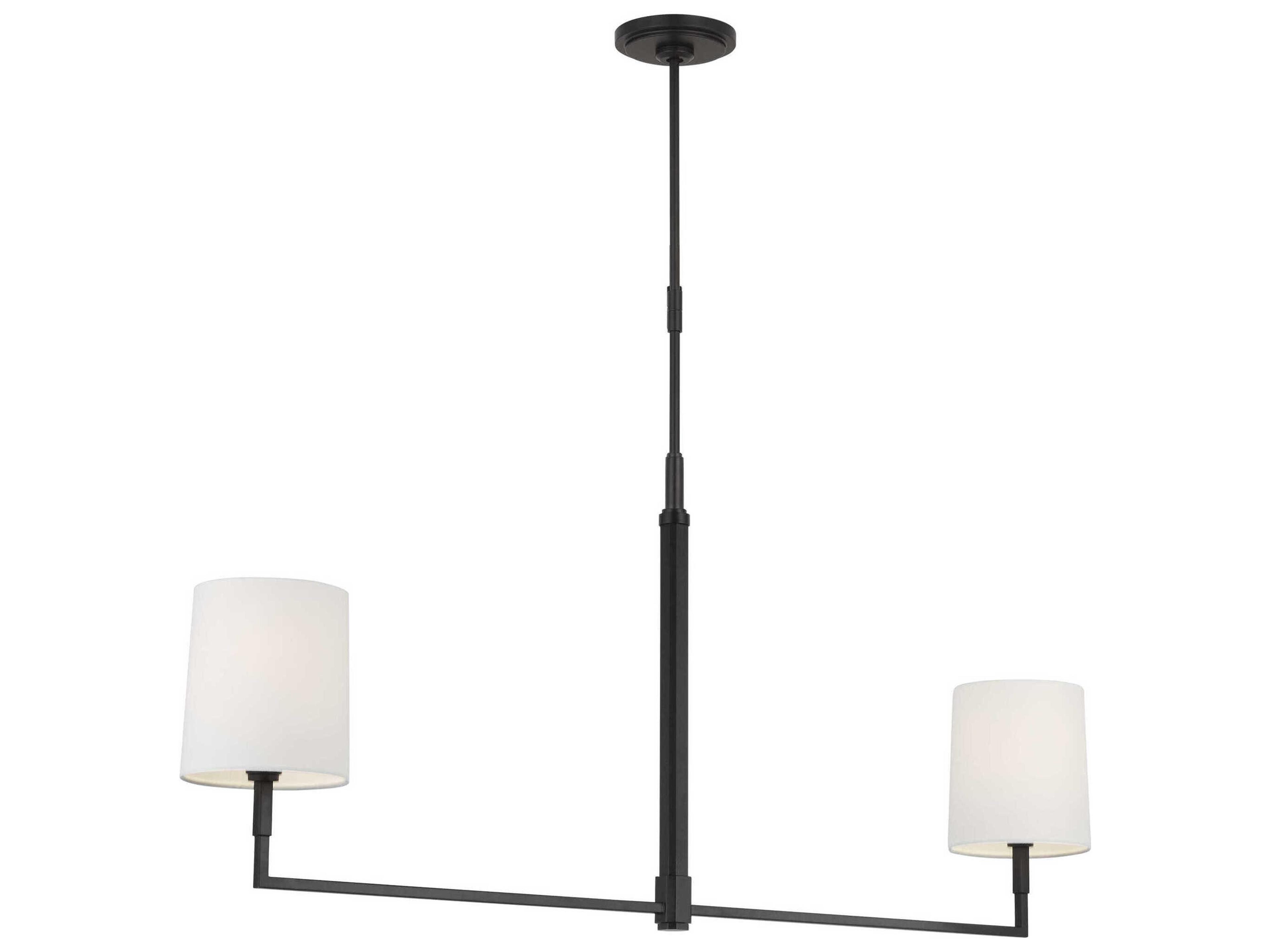 Danica Linear Chandelier 2 Light Aged Iron