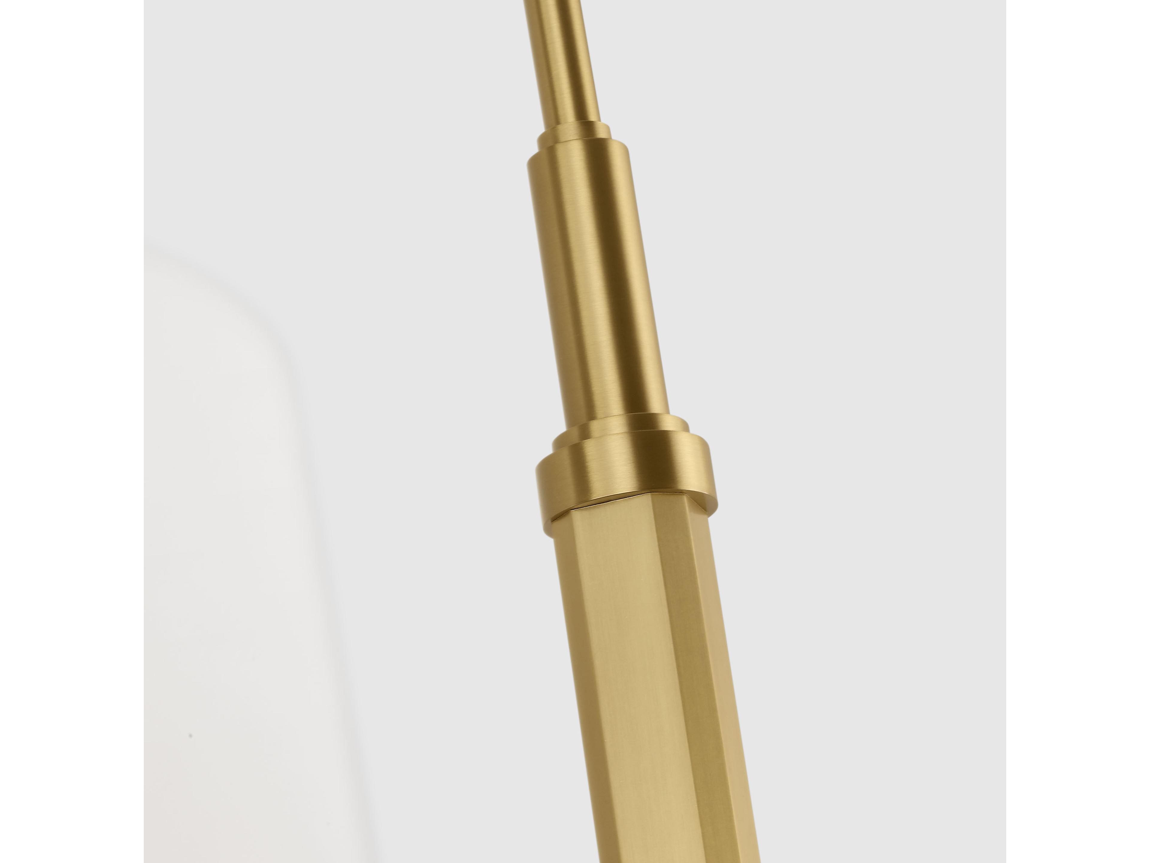 Visual Comfort Studio Danica 2-Light Burnished Brass Linear Island Pendant