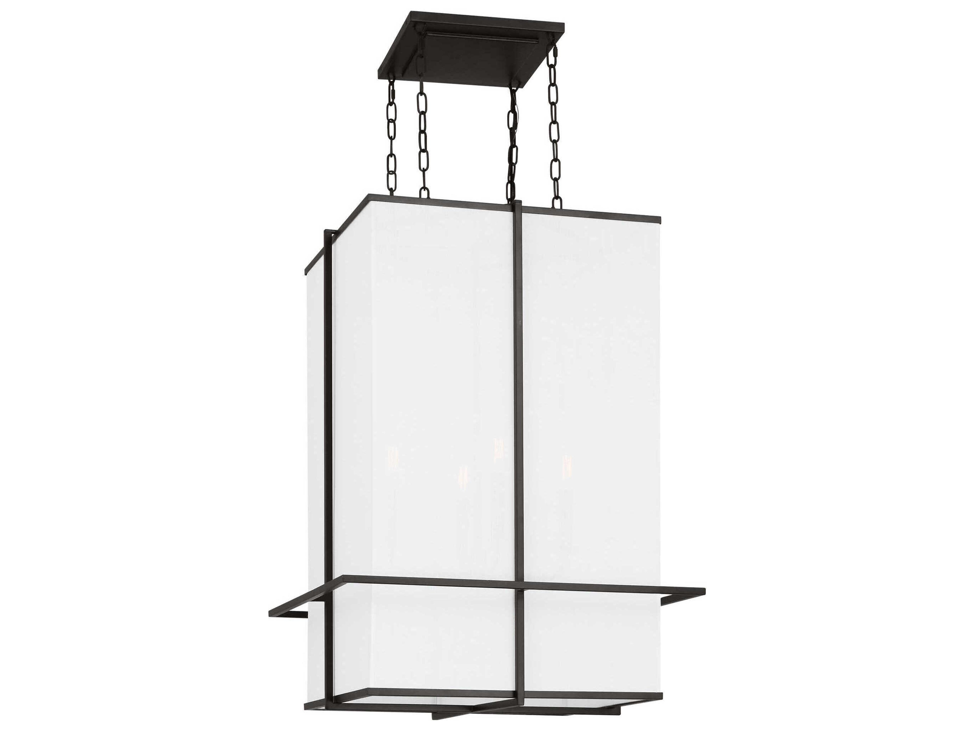 Dresden 4-Light Aged Iron Black Pendant