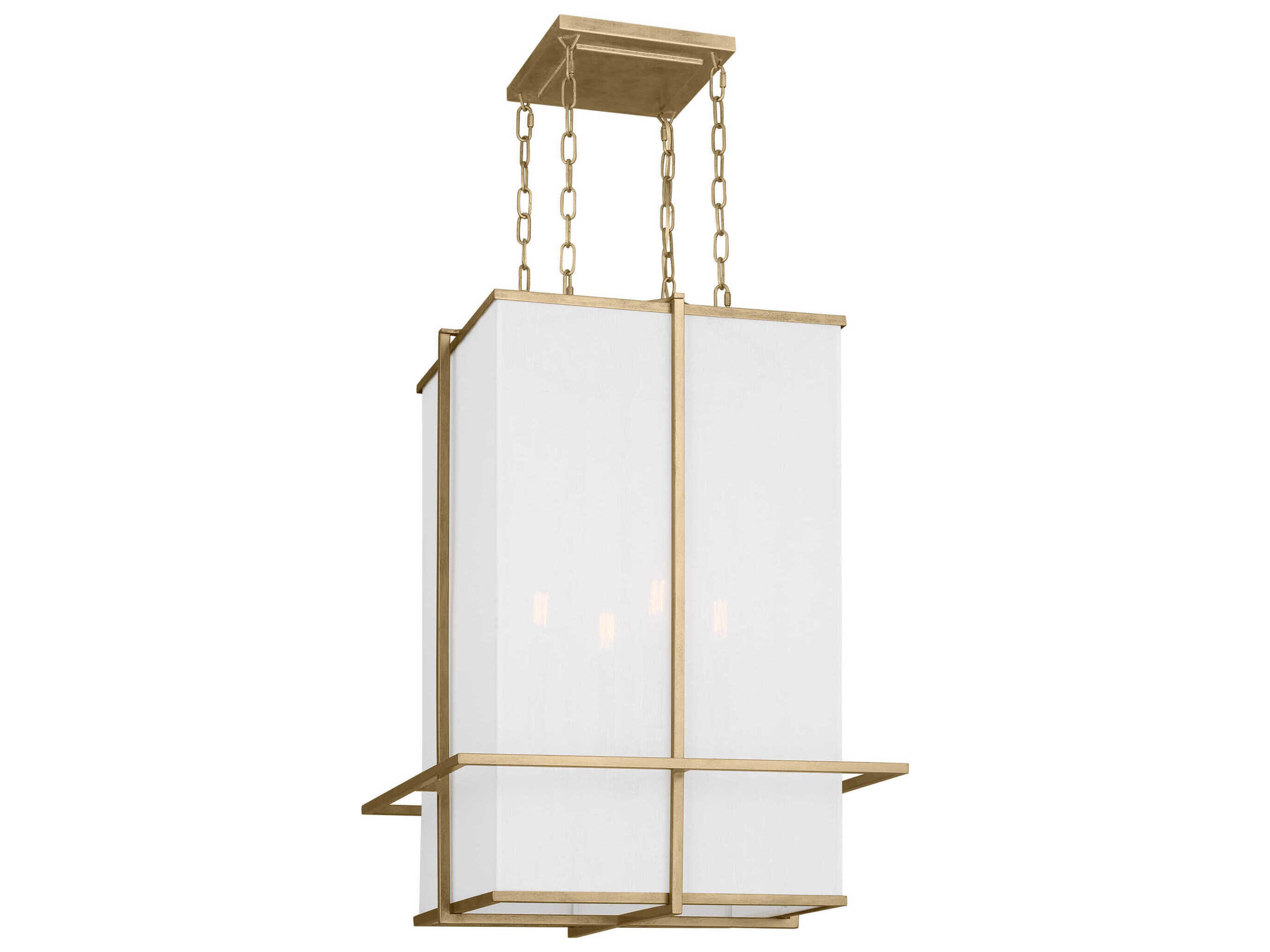 Dresden 4-Light Coastal Gild Gold Pendant
