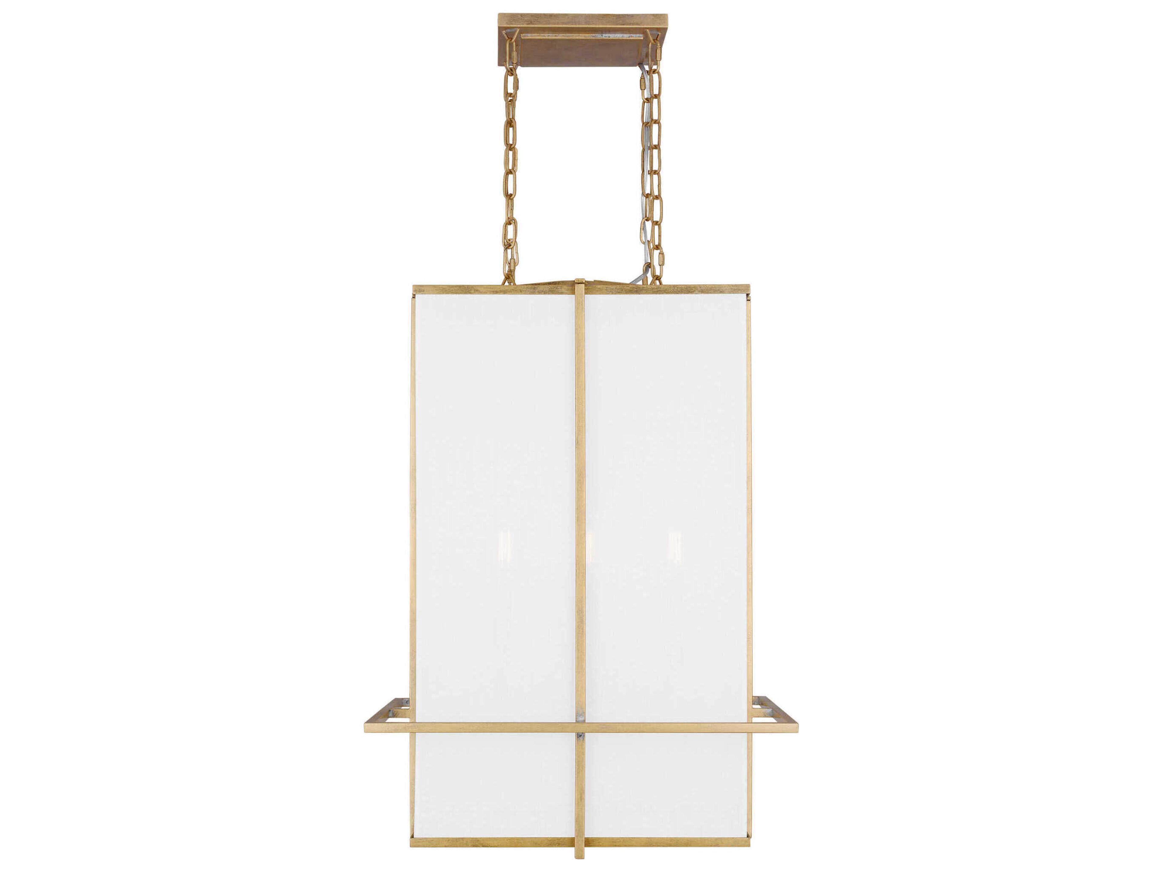 Visual Comfort Studio Dresden 4-Light Coastal Gild Gold Pendant