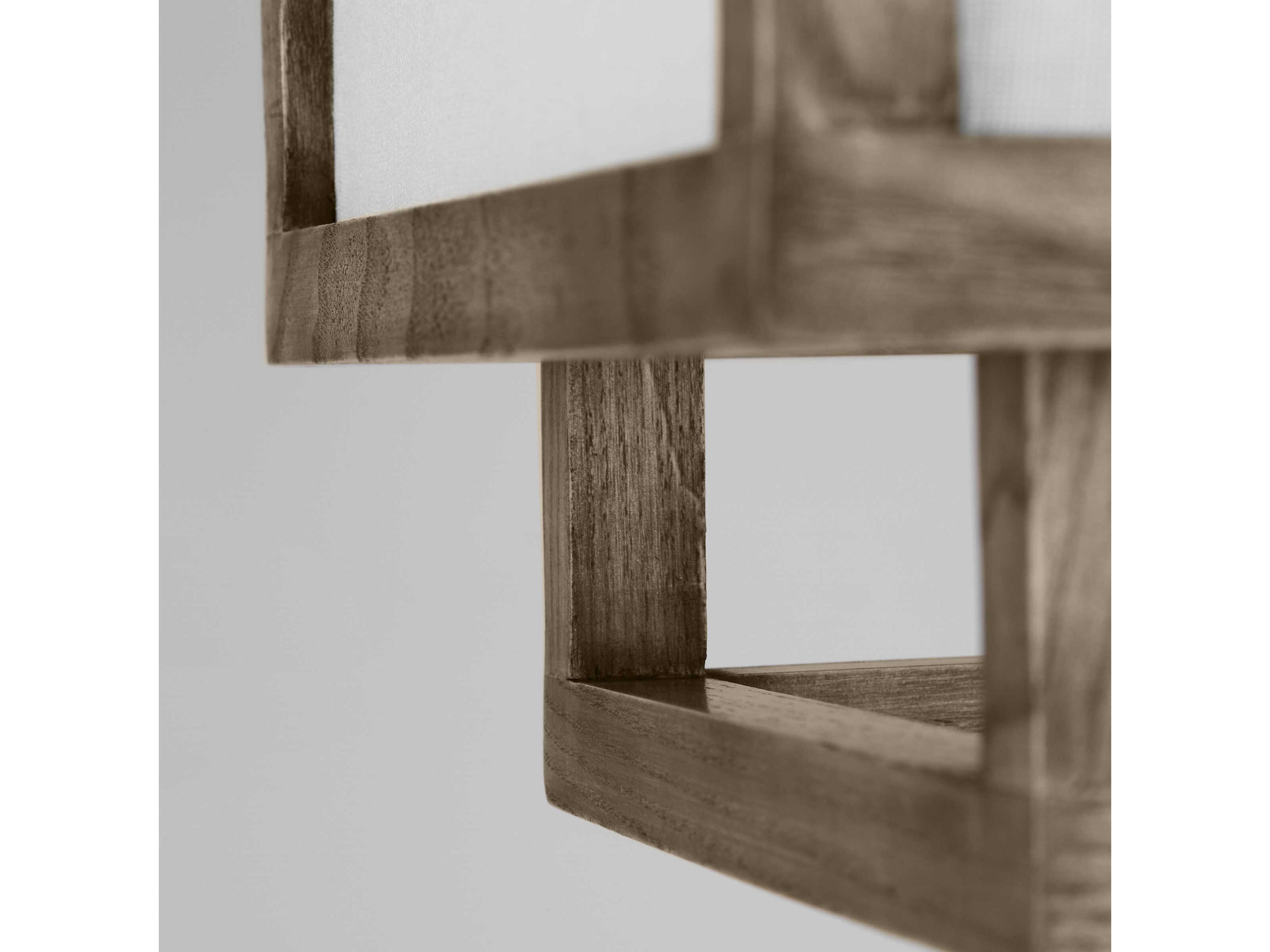 Visual Comfort Studio Brockway 3-Light Weathered Oak Wood Brown Mini Pendant