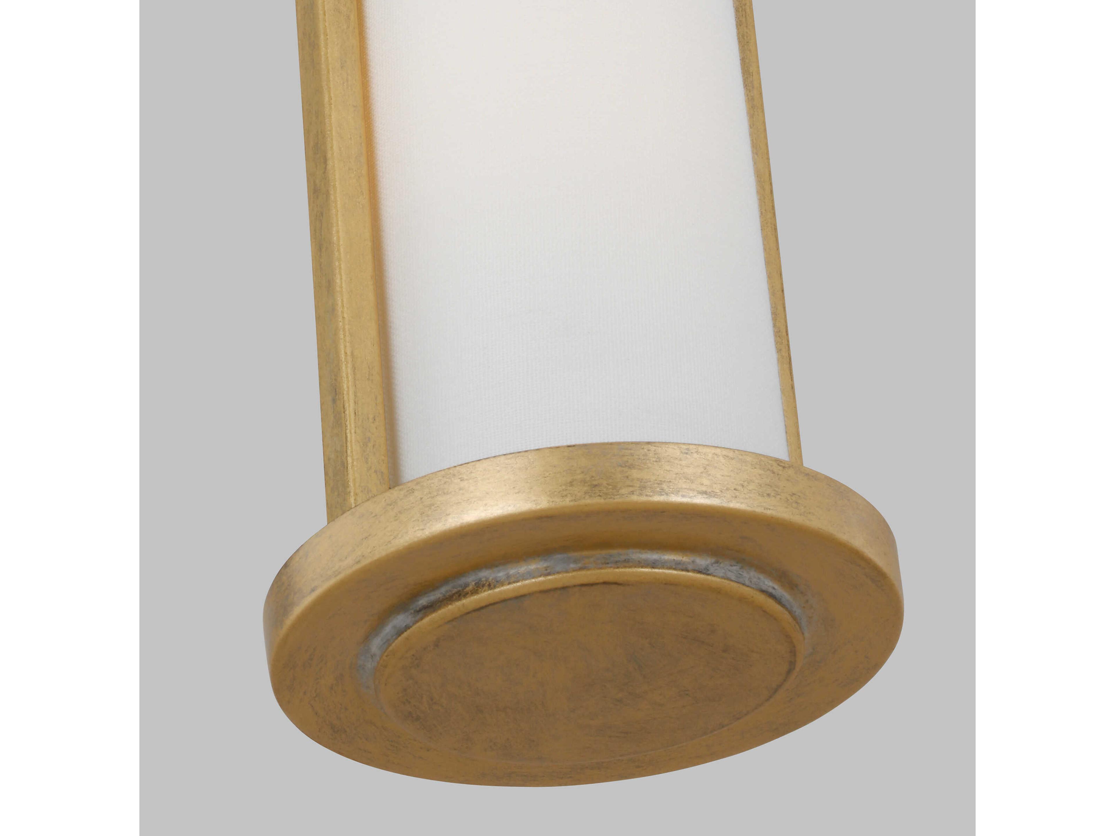 Visual Comfort Studio Sherwood 1-Light Coastal Gild Gold Cylinder Mini Pendant