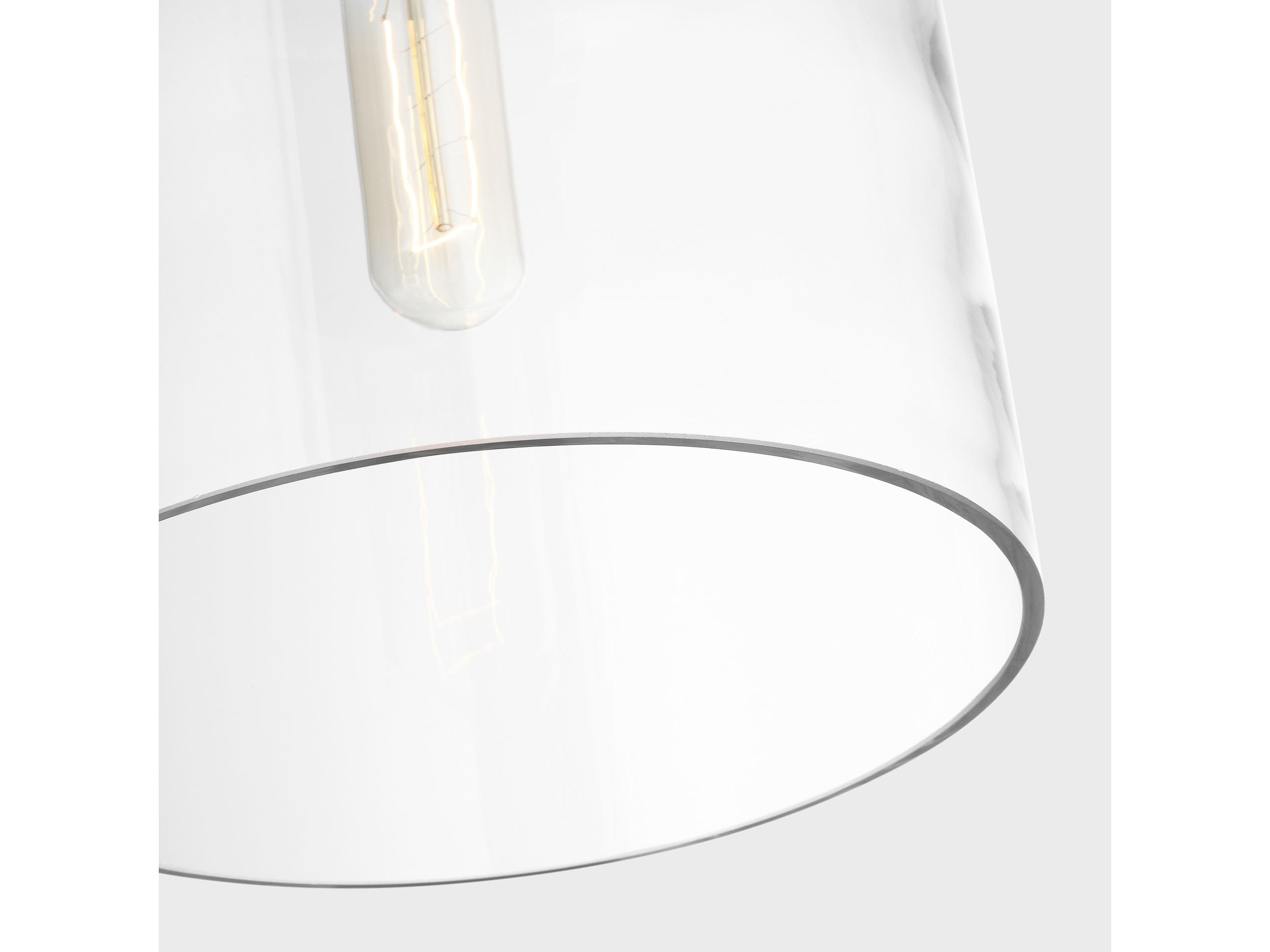 Visual Comfort Studio Hartley 1-Light Burnished Brass Mini Pendant