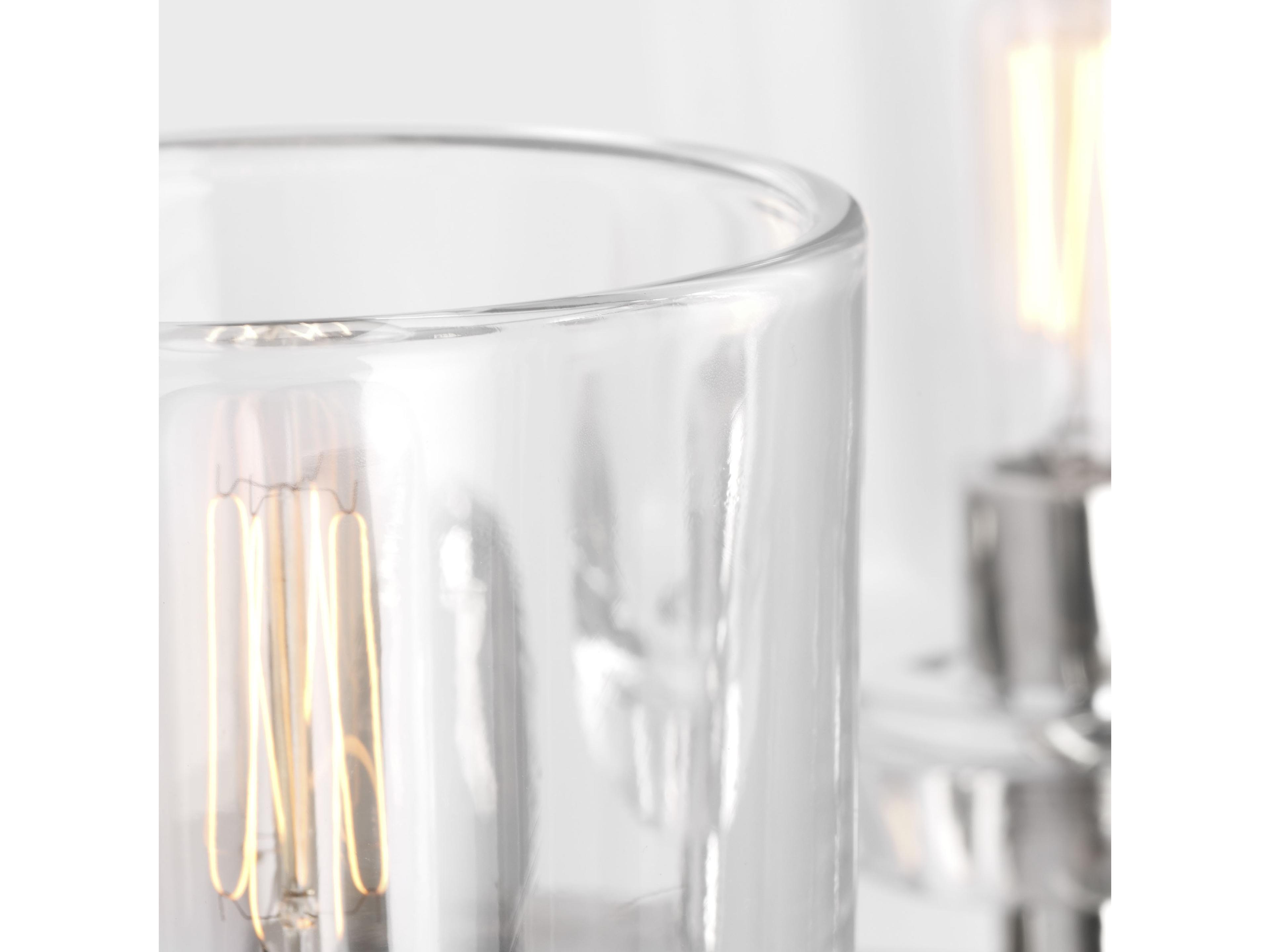 Visual Comfort Studio Hartley 3-Light Polished Nickel Vanity Light