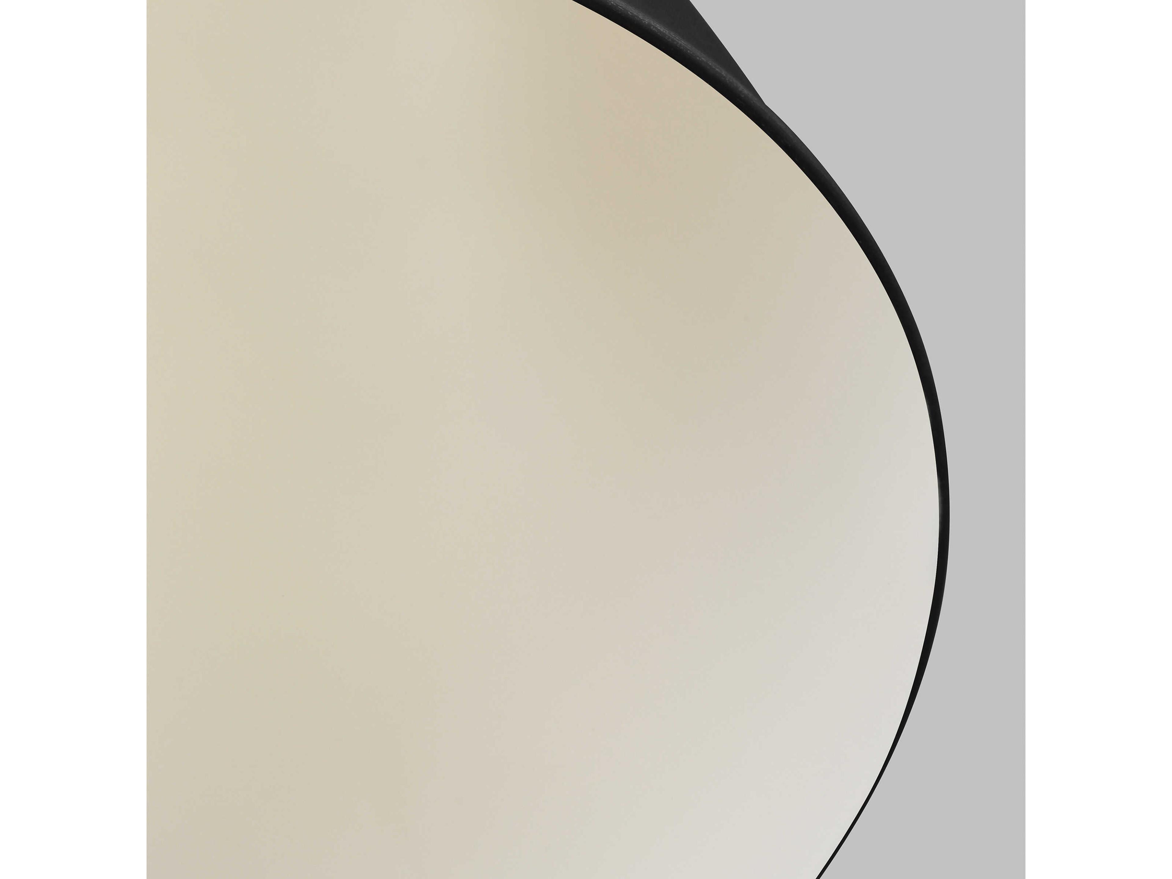 Visual Comfort Studio Logan 1-Light Aged Iron Black Dome Mini Pendant