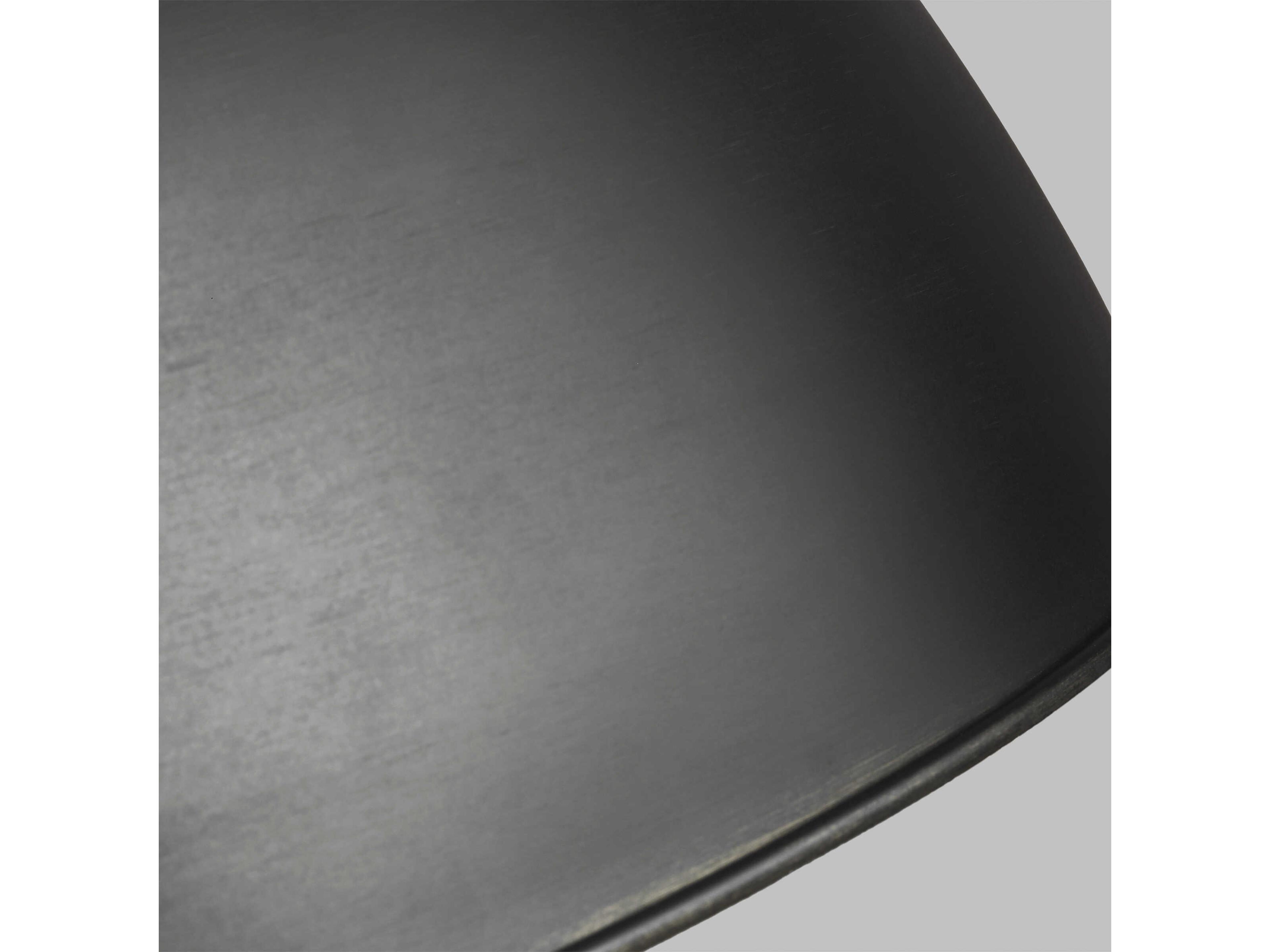 Visual Comfort Studio Logan 1-Light Aged Iron Black Dome Pendant