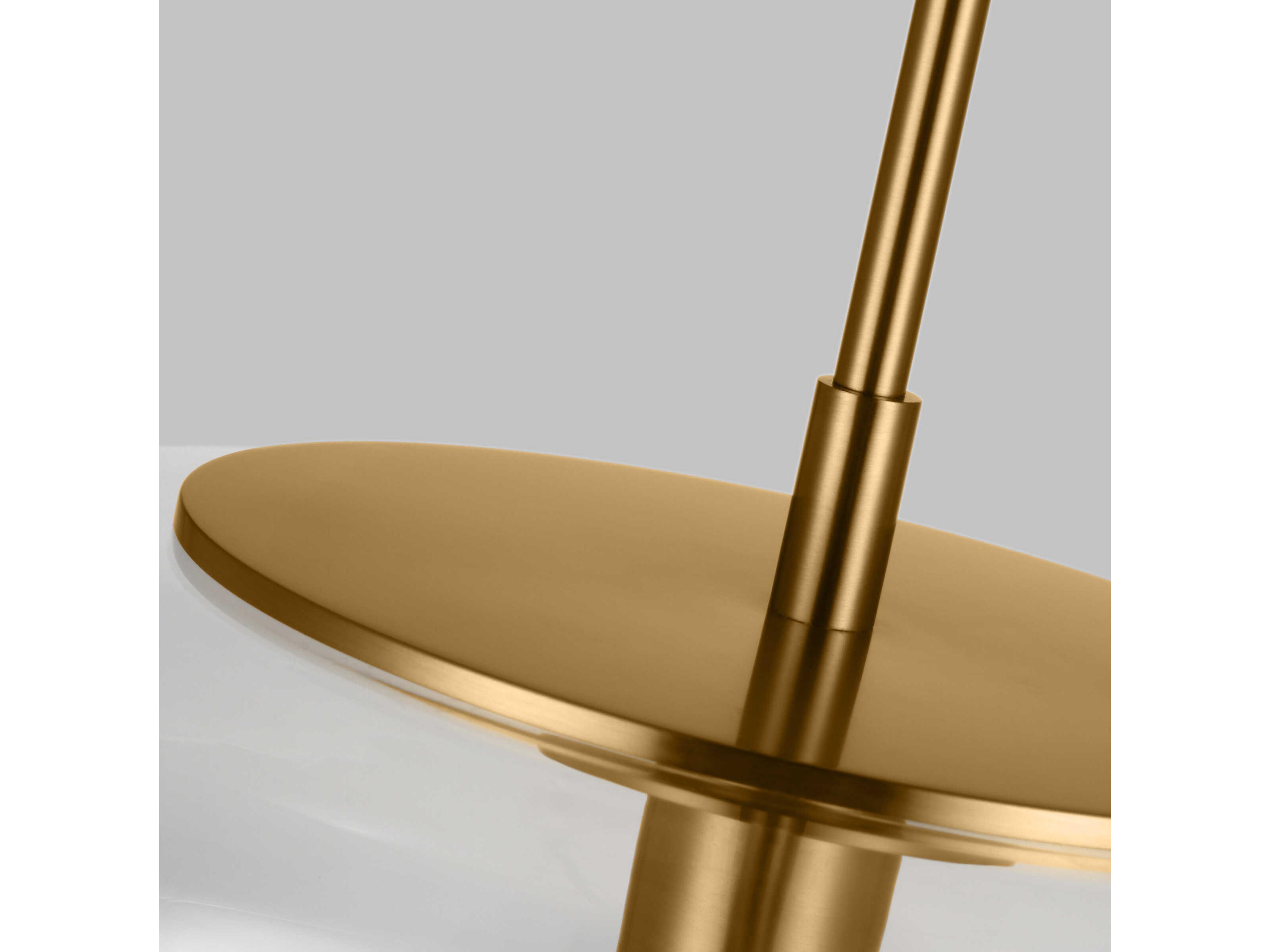 Visual Comfort Studio Largo 1-Light Burnished Brass Bowl Pendant