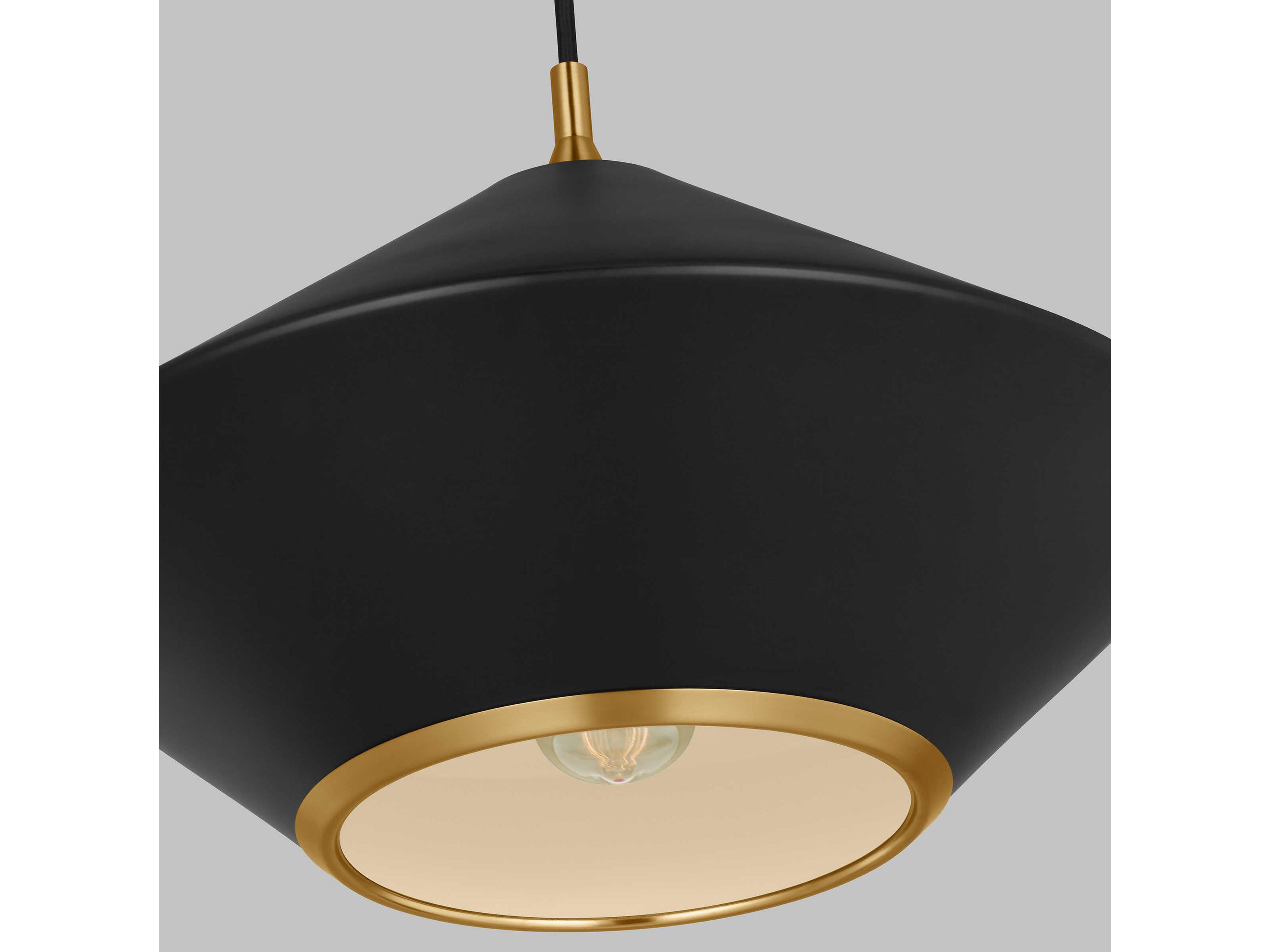 Visual Comfort Studio Stanza 1-Light Midnight Black Pendant