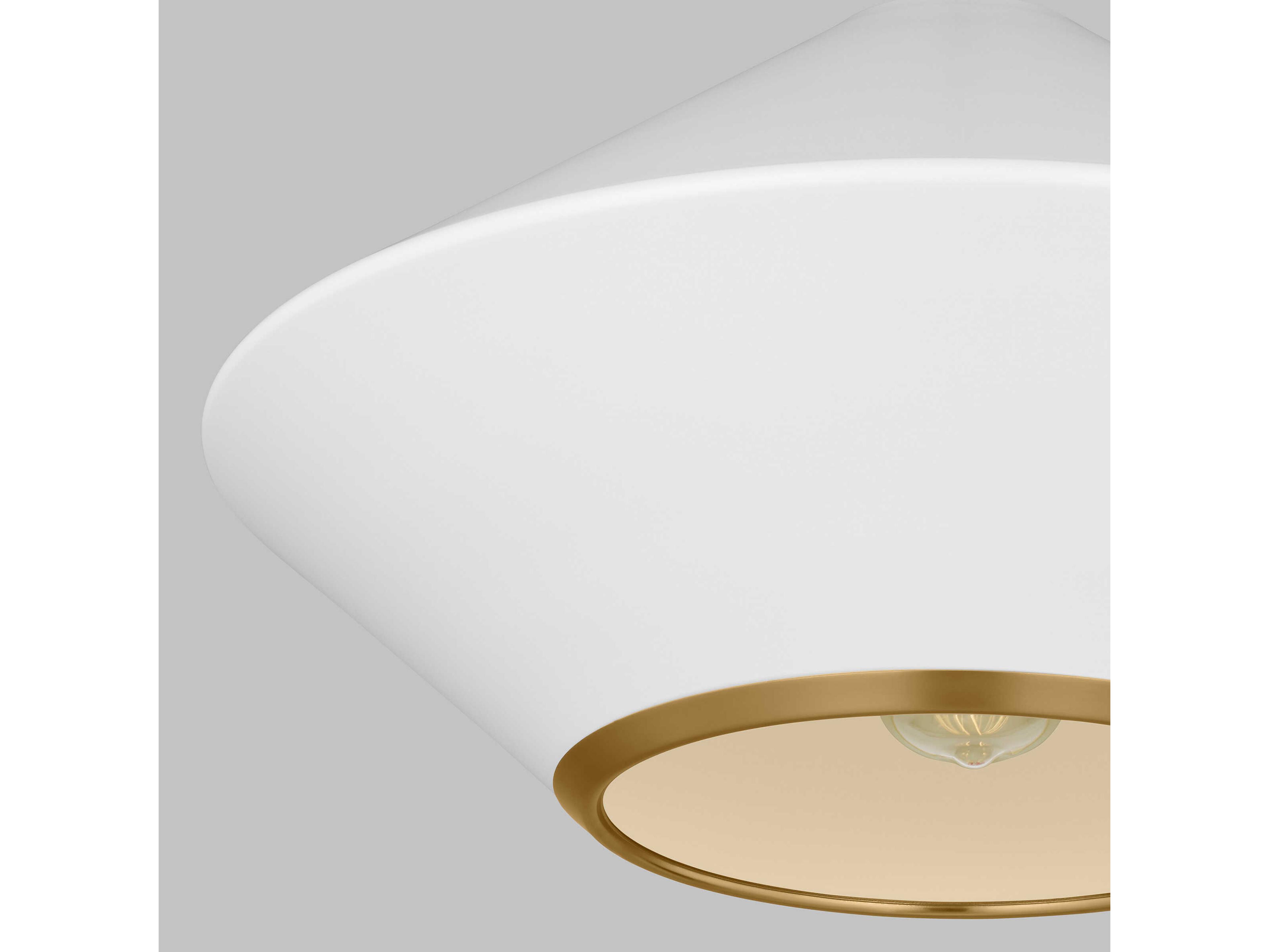 Visual Comfort Studio Stanza 1-Light Matte White Pendant