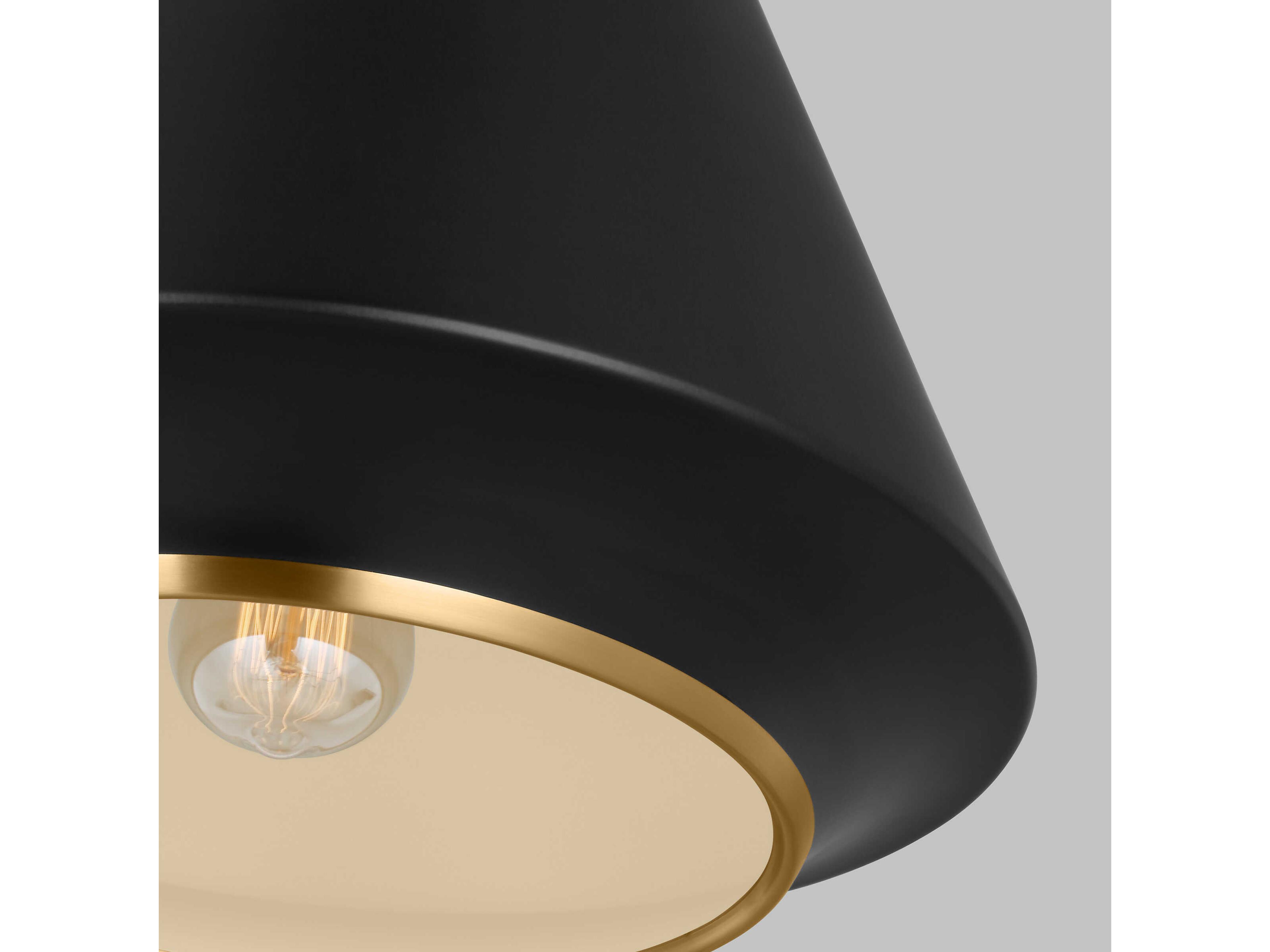Visual Comfort Studio Stanza 1-Light Midnight Black Pendant