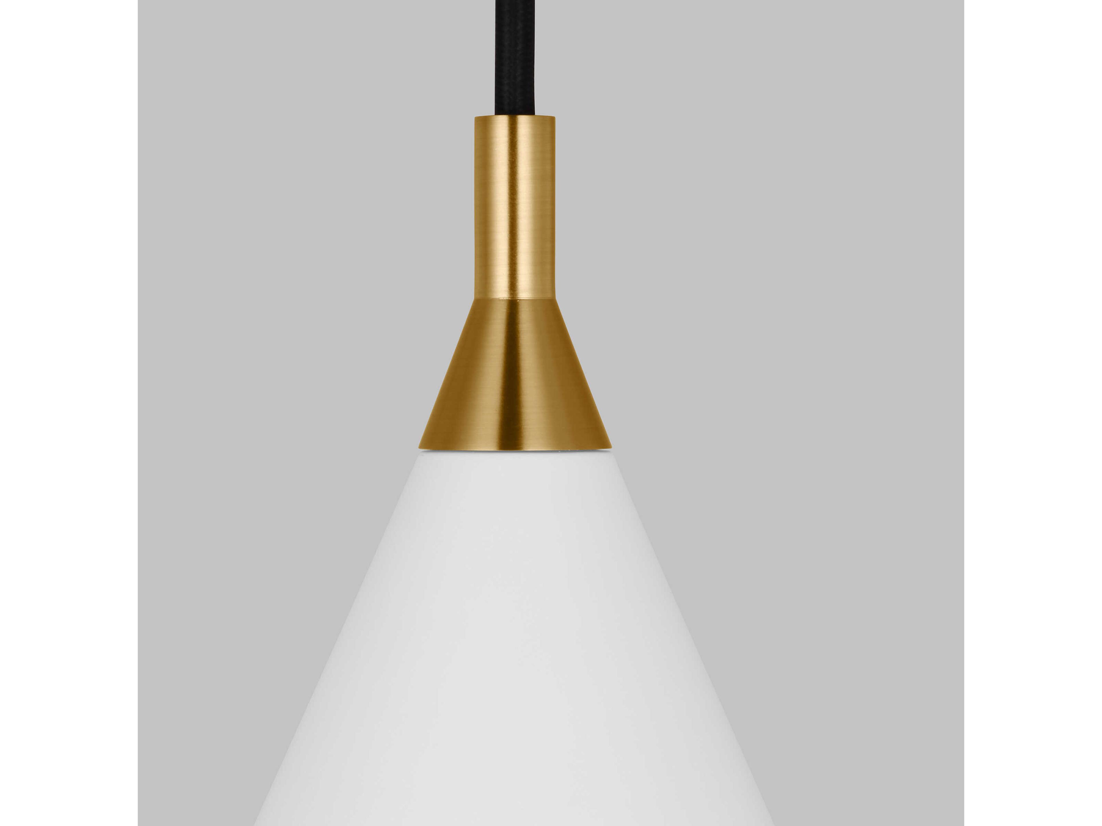 Visual Comfort Studio Stanza 1-Light Matte White Pendant