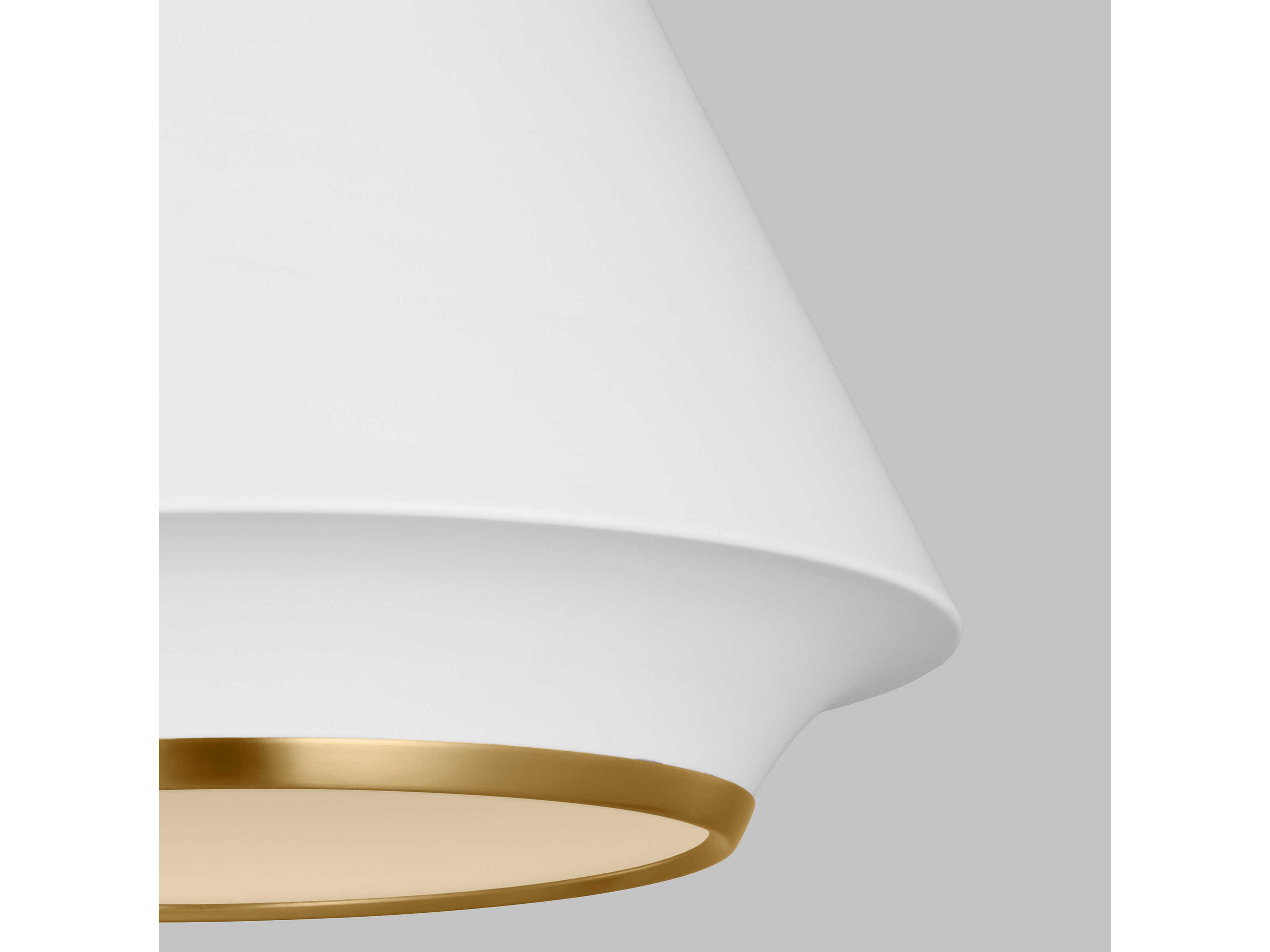 Visual Comfort Studio Stanza 1-Light Matte White Pendant