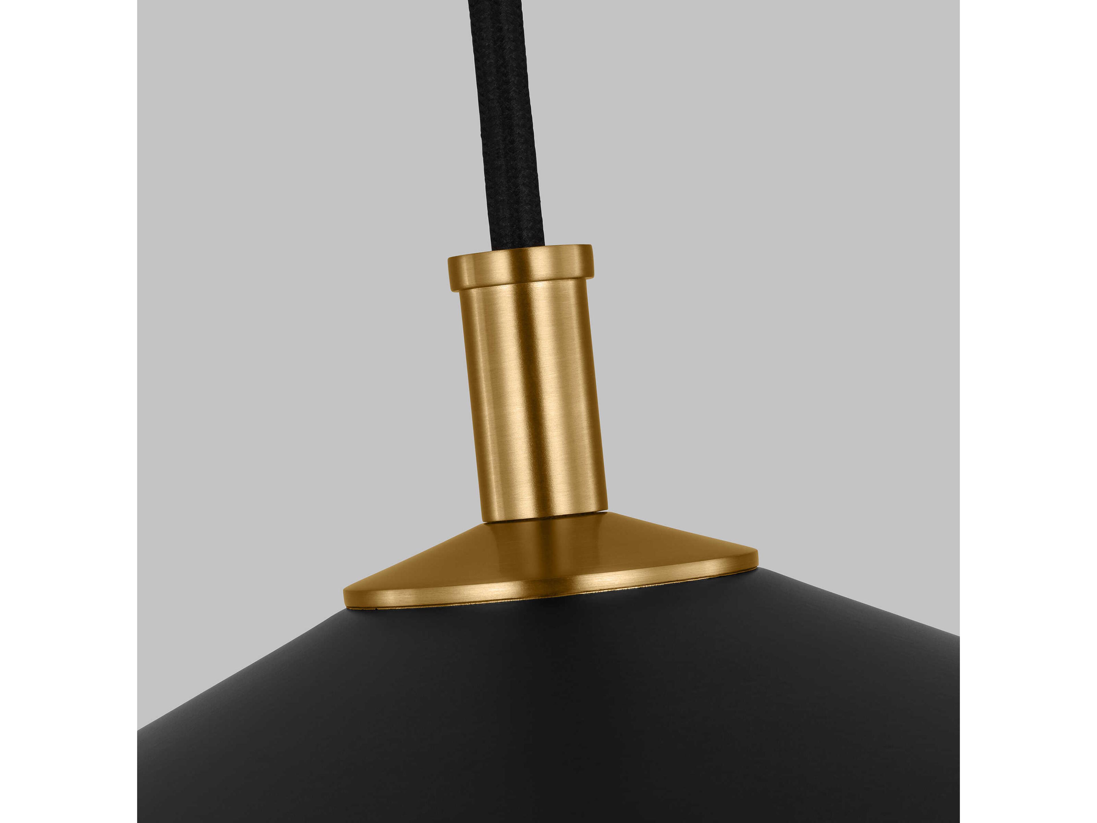 Visual Comfort Studio Stanza 1-Light Midnight Black Pendant