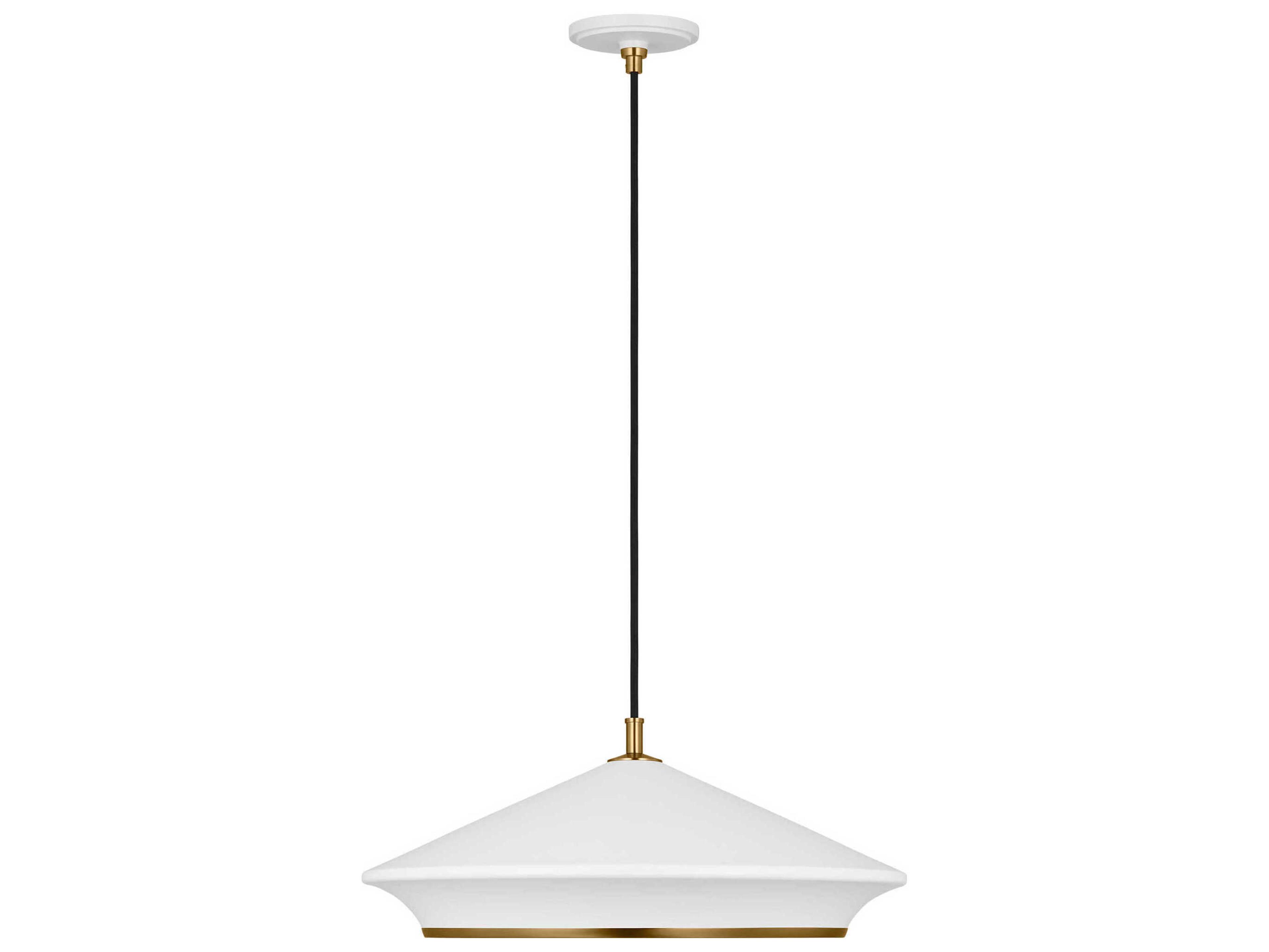 Stanza 1-Light Matte White Pendant