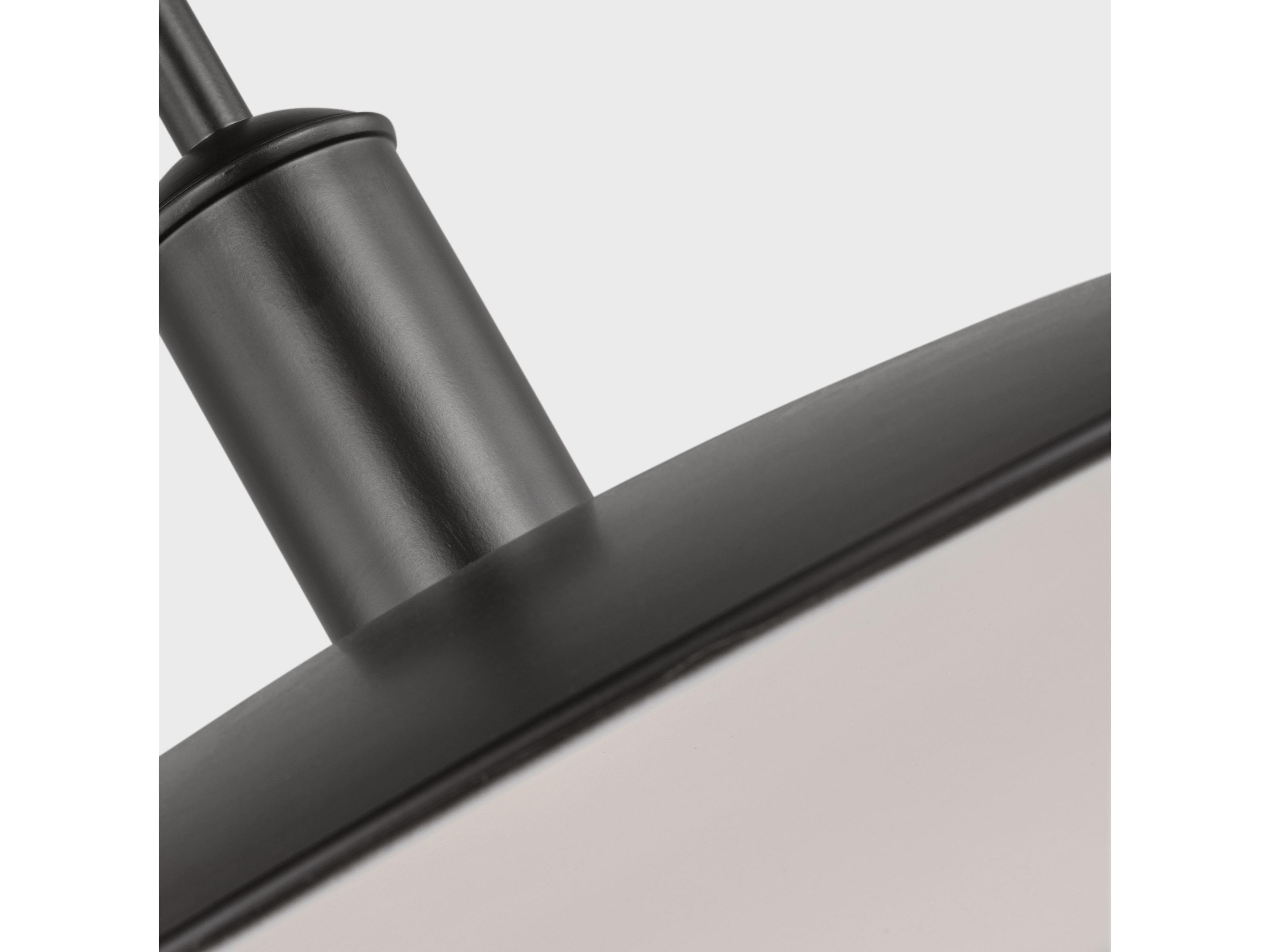 Visual Comfort Studio Dash 1-Light Aged Iron Black Pendant