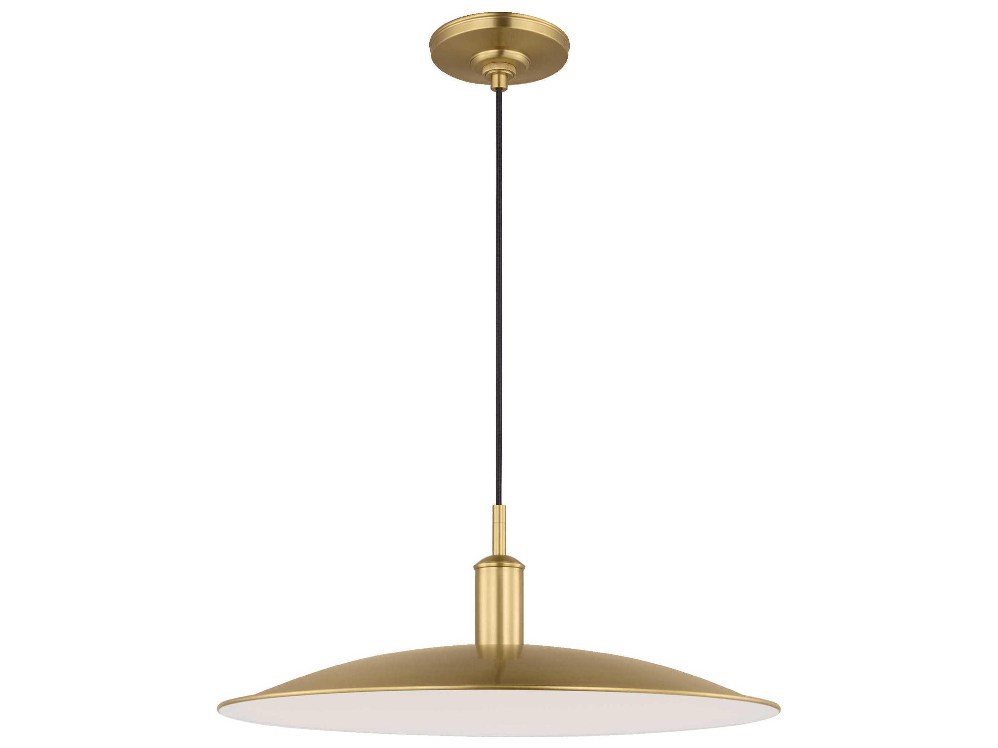 Dash Modern Burnished Brass 24-Inch LED Pendant